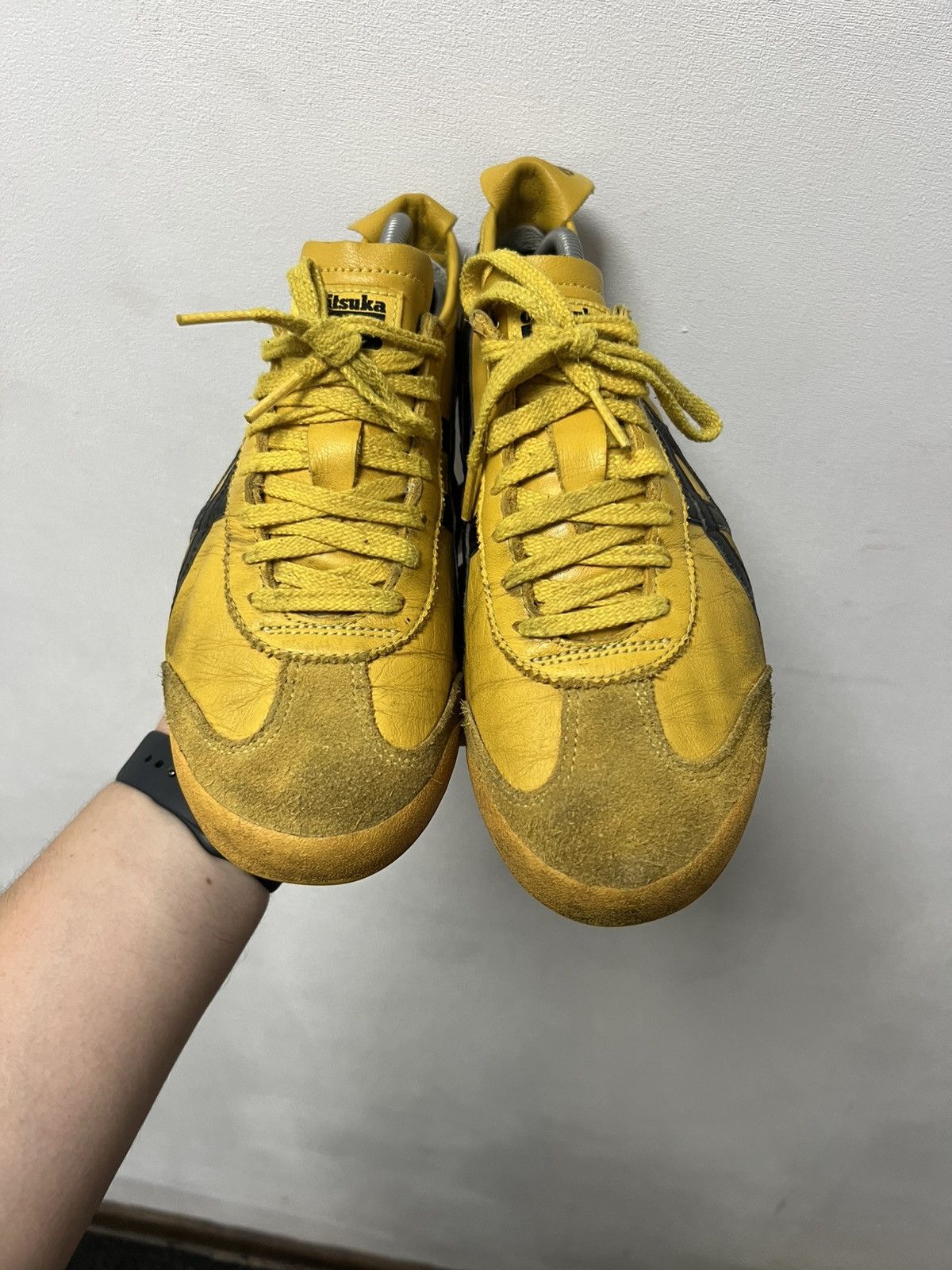 Asics 🔥Onitsuka Tiger ASICS rare yellow hi top sneakers Size US 8 / EU 41 - 3 Thumbnail