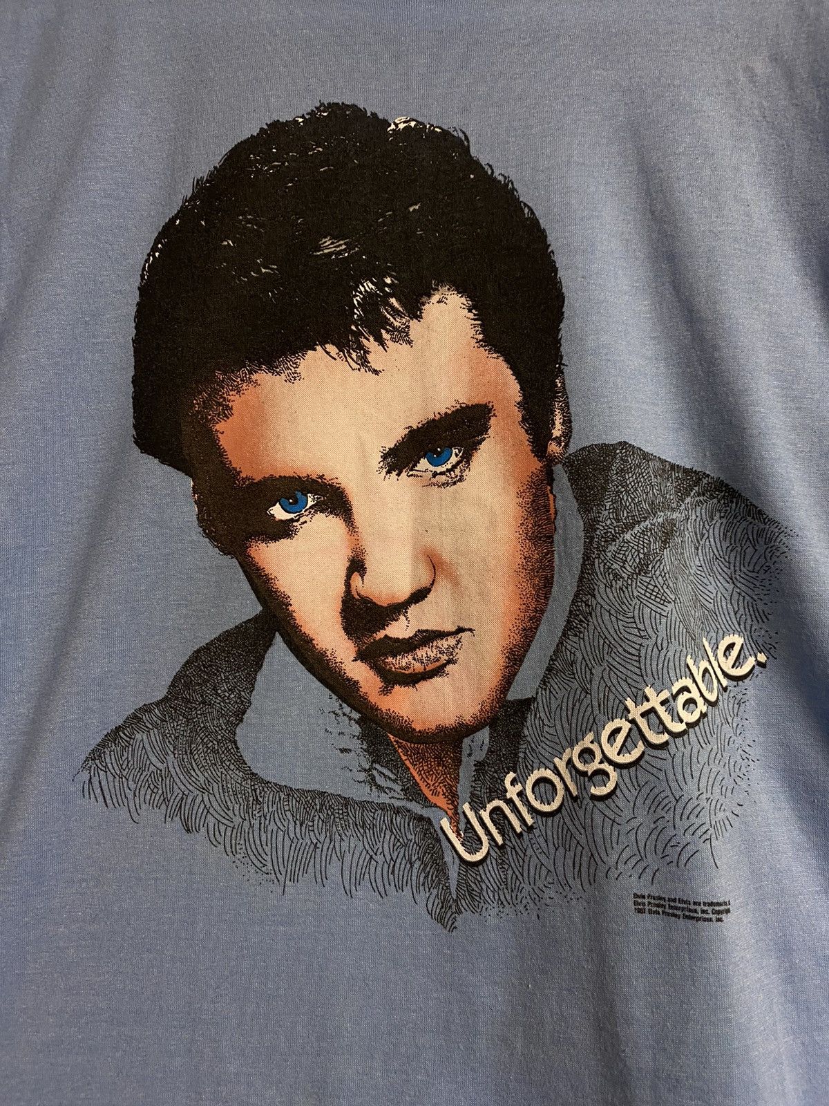 Band Tees × Vintage Vintage SCREENSTARS Elvis Tee Size US S / EU 44-46 / 1 - 2 Thumbnail