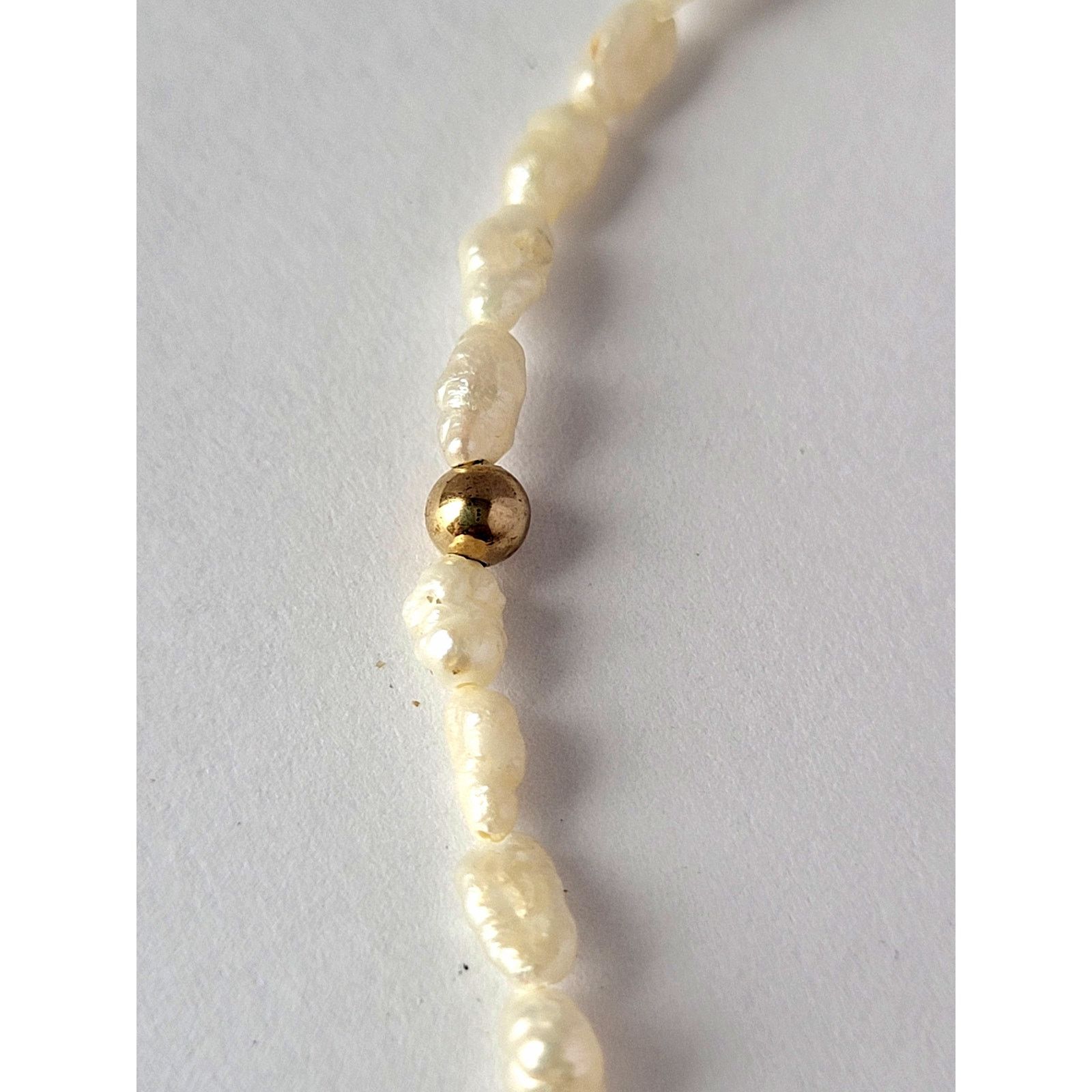 Other 14k Gold Fresh Water Seed Pearl Bracelet NOS 14k Gold Fill Size ONE SIZE - 4 Thumbnail