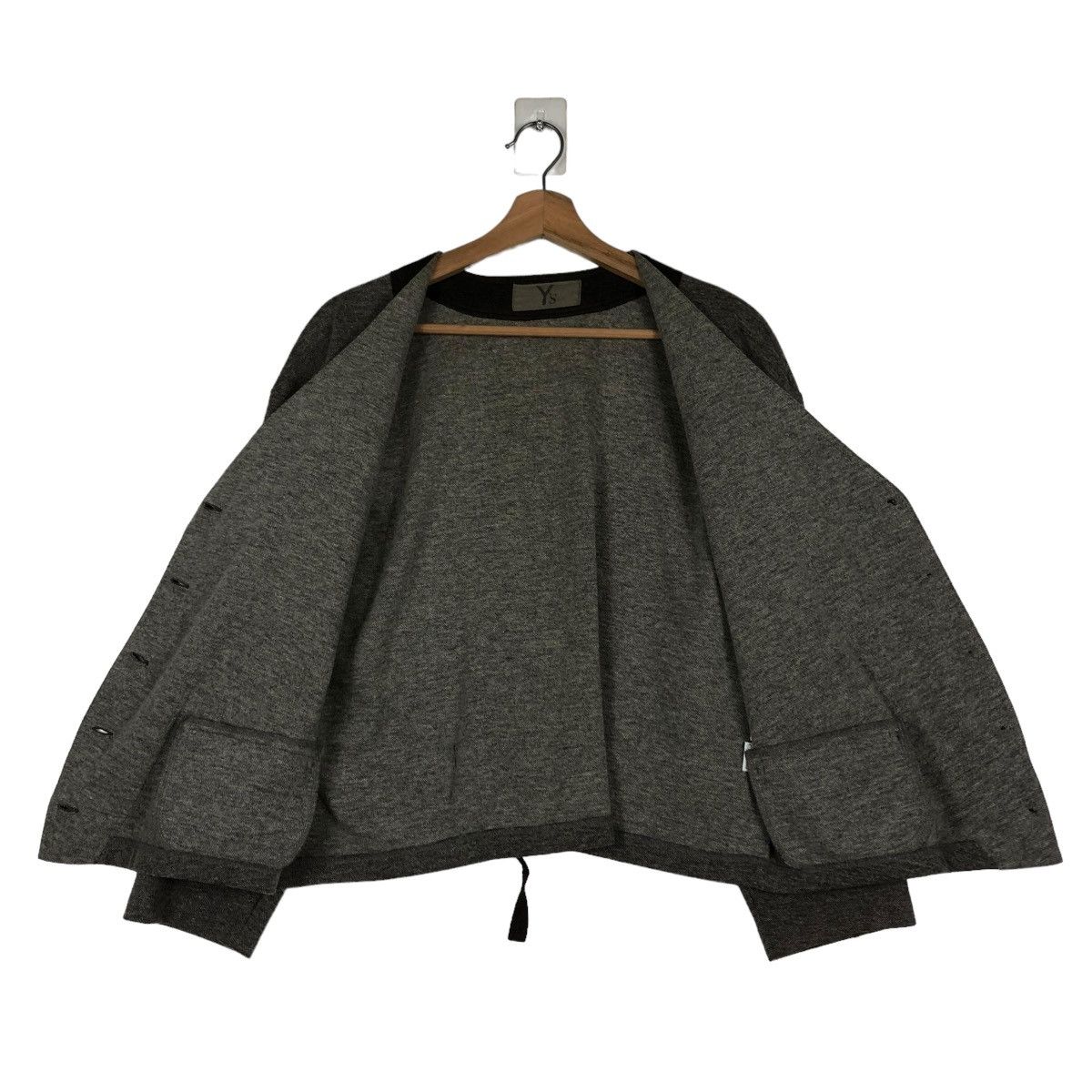 Yohji Yamamoto 🔥VINTAGE WOOL CROPPED BIKER JACKET Y’S YOHJI YAMAMOTO Size US M / EU 48-50 / 2 - 13 Thumbnail