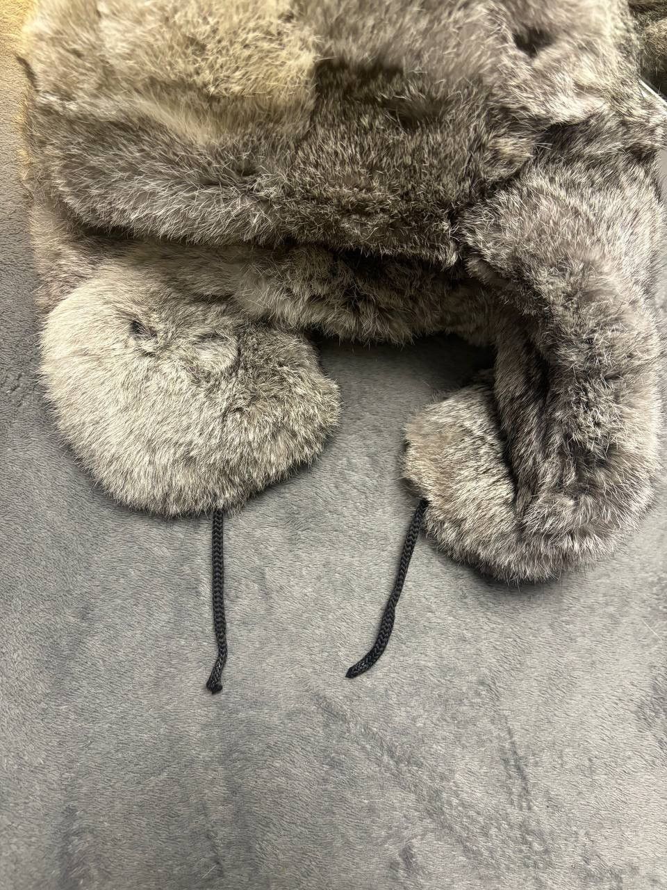 Japanese Brand × Vintage Japanese Vintage rabbit Fur Alt Brown Drain USSR Ushanka Hat Size ONE SIZE - 7 Thumbnail