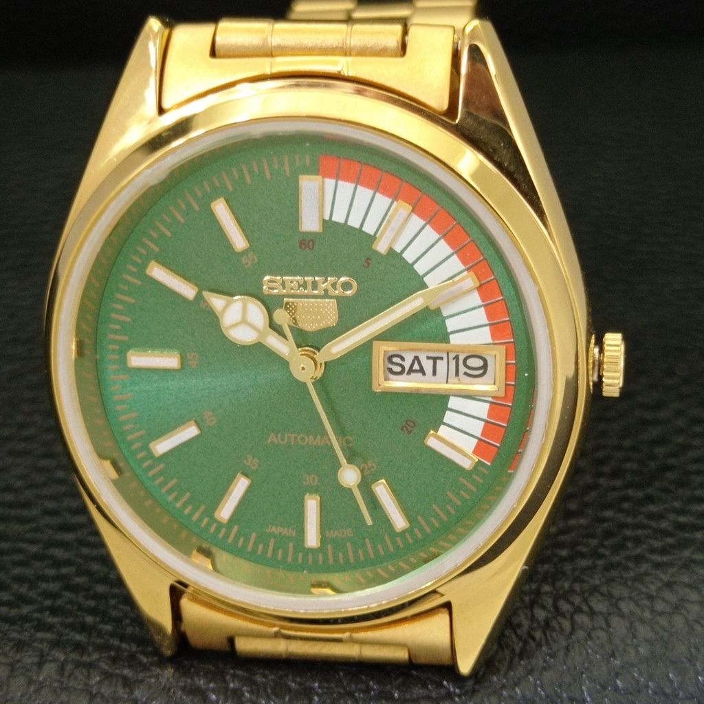 Seiko REFURBISHED VINTAGE SEIKO 5 AUTO JAPAN MENS WATCH a440682 Size 38 - 3 Thumbnail