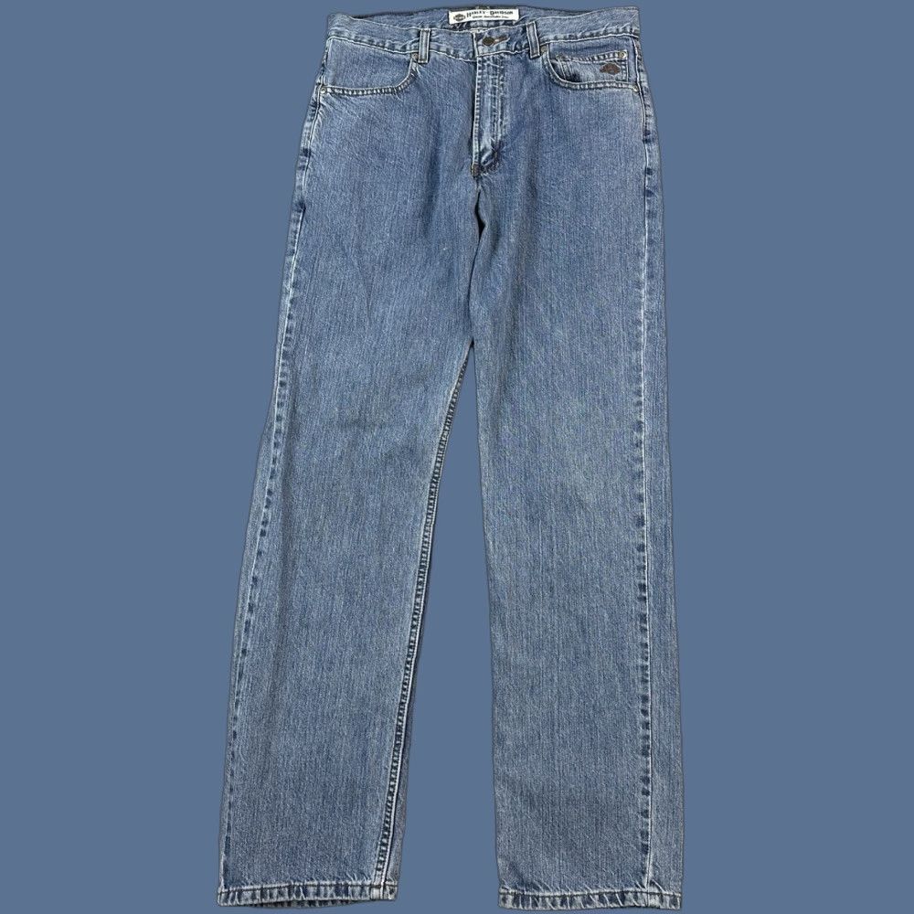 Harley Davidson Vintage Harley-Davidson Jeans Mens 34x34 Medium Wash Denim Straight Biker Y2K jeans Mens 34 Blue USA 90s Harley-Davidson Size US 34 / EU 50 - 1 Thumbnail