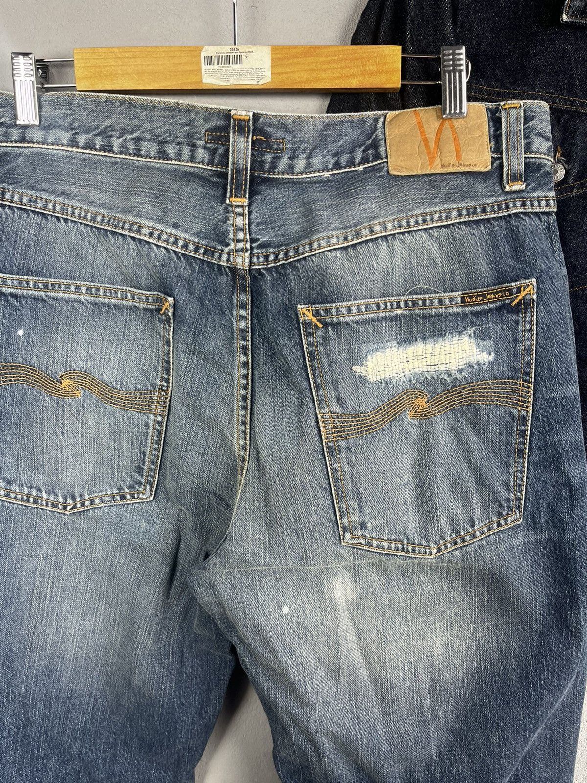 Nudie Jeans Nudie Jeans co denim distressed pants Size US 34 / EU 50 - 14 Thumbnail