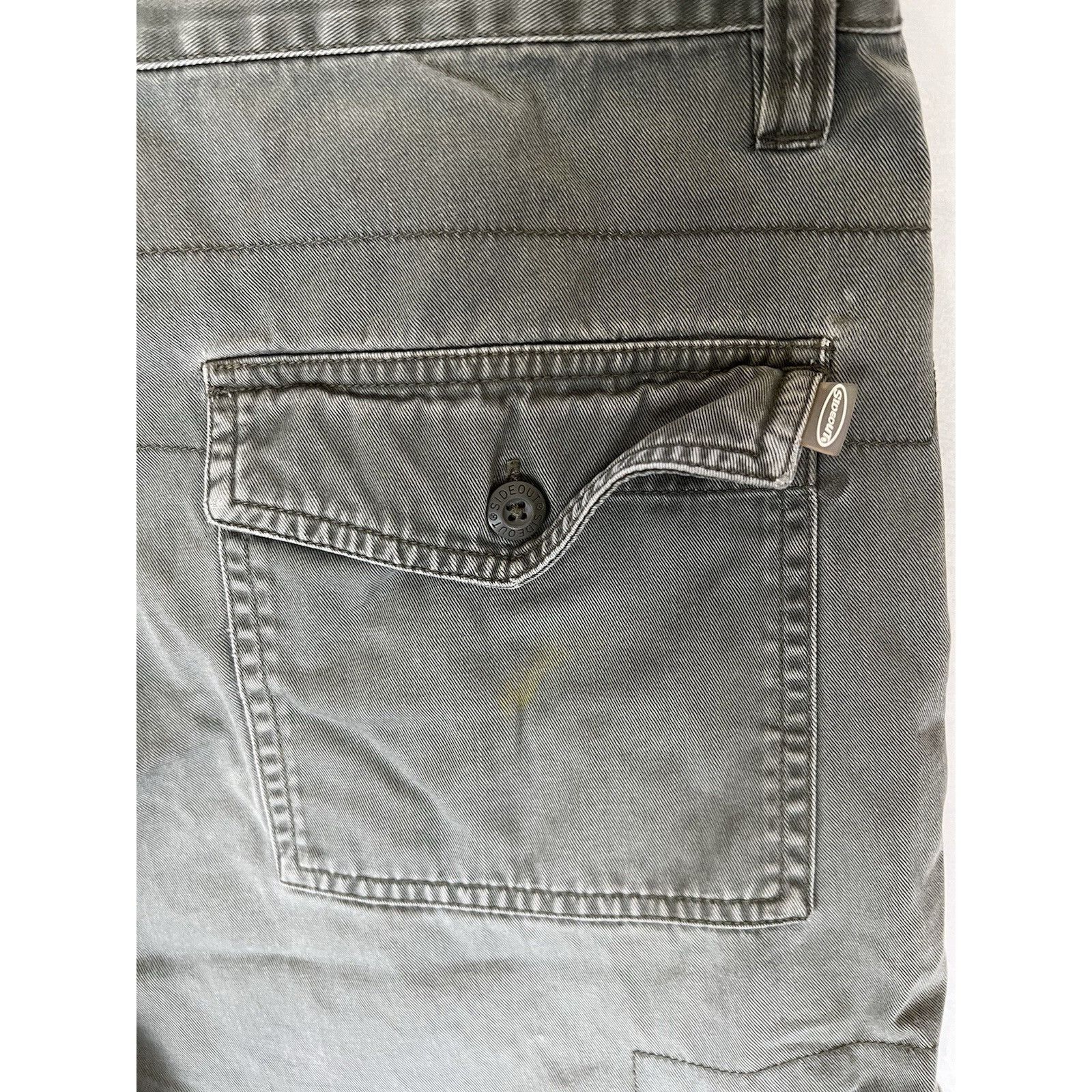Sideout Vintage Sideout Cargo Shorts Size 32 Green Thrashed Surf Gru Size US 32 / EU 48 - 11 Thumbnail
