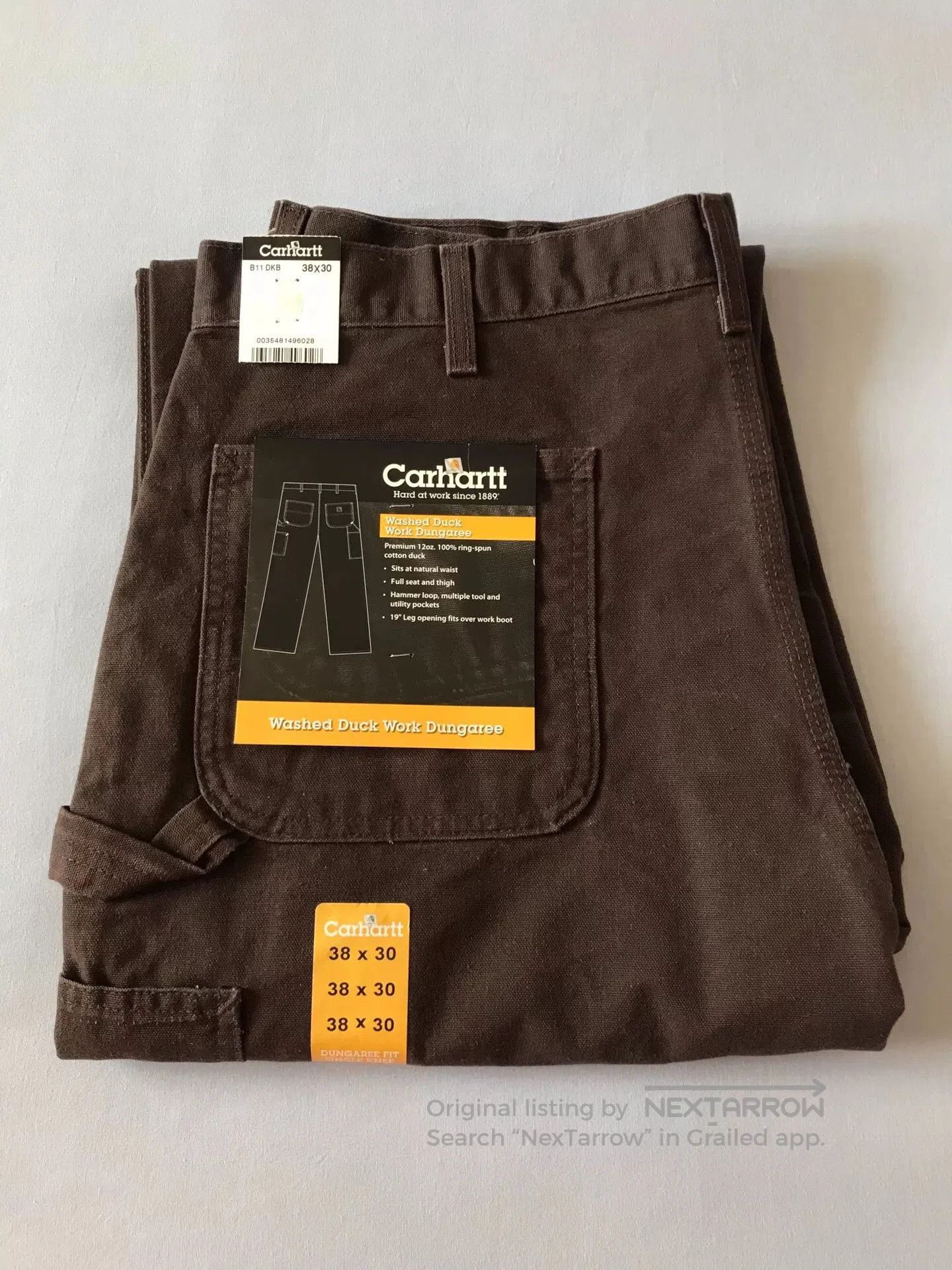 Carhartt Carhartt B11 Washed Canvas Work Pants. Size US 38 / EU 54 - 1 Thumbnail