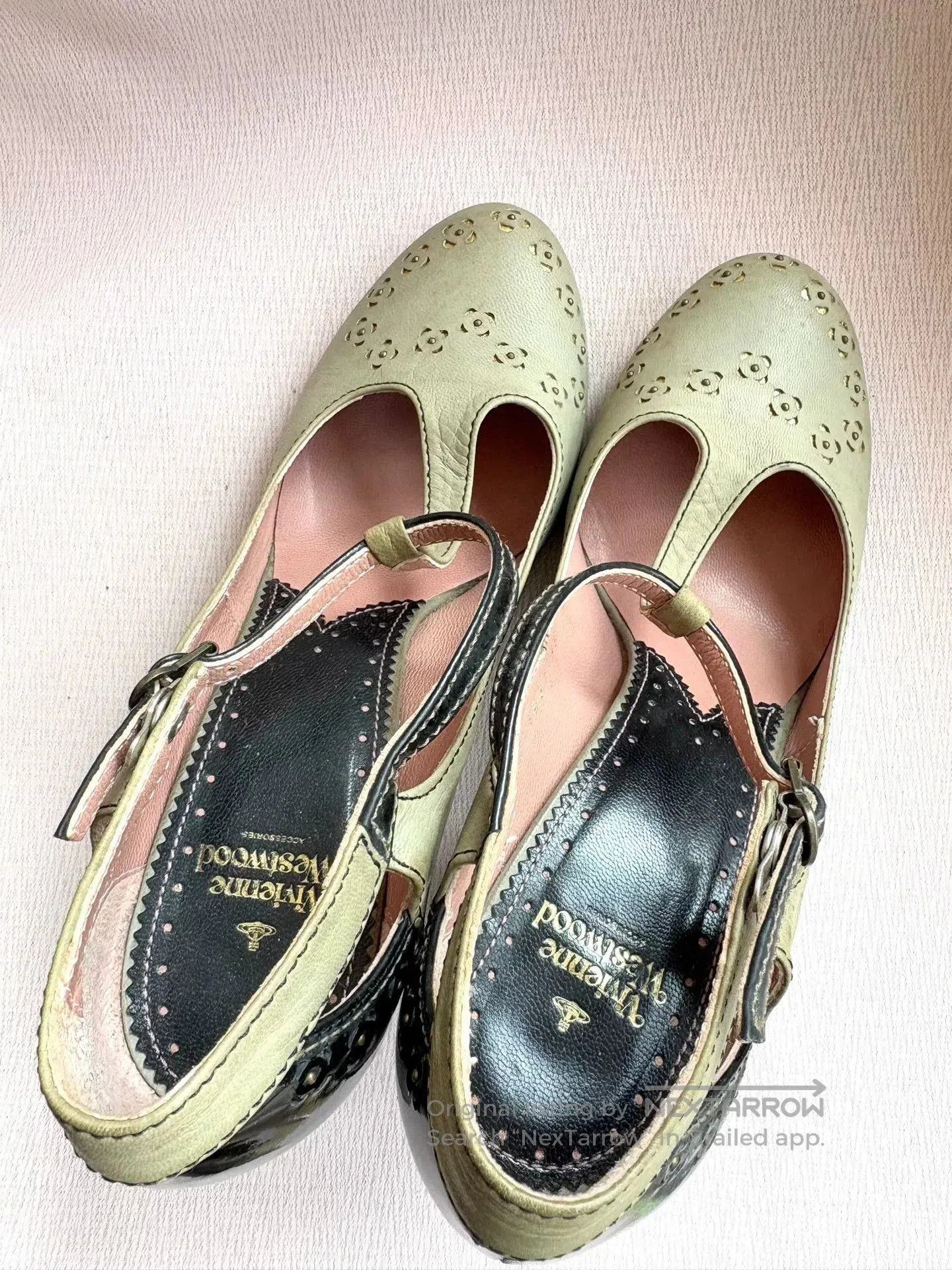 Vivienne Westwood vivienne westwood green heart high heels. Size US 6 / IT 36 - 6 Thumbnail
