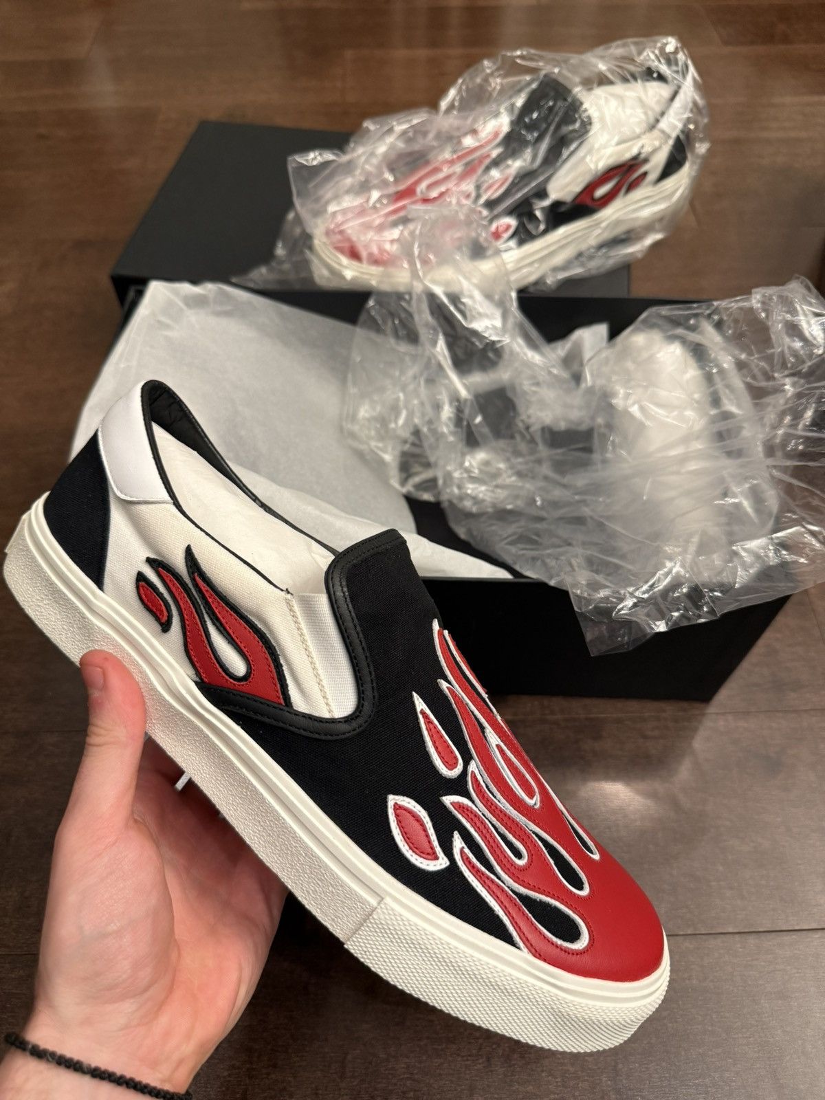 Amiri Red Flame Sneakers