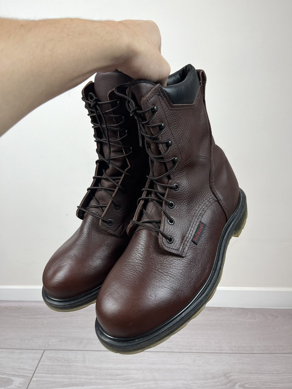 Red Wing Red Wing Industrial Brown Leather Working Boots Size US 11.5 / EU 44-45 - 6 Thumbnail