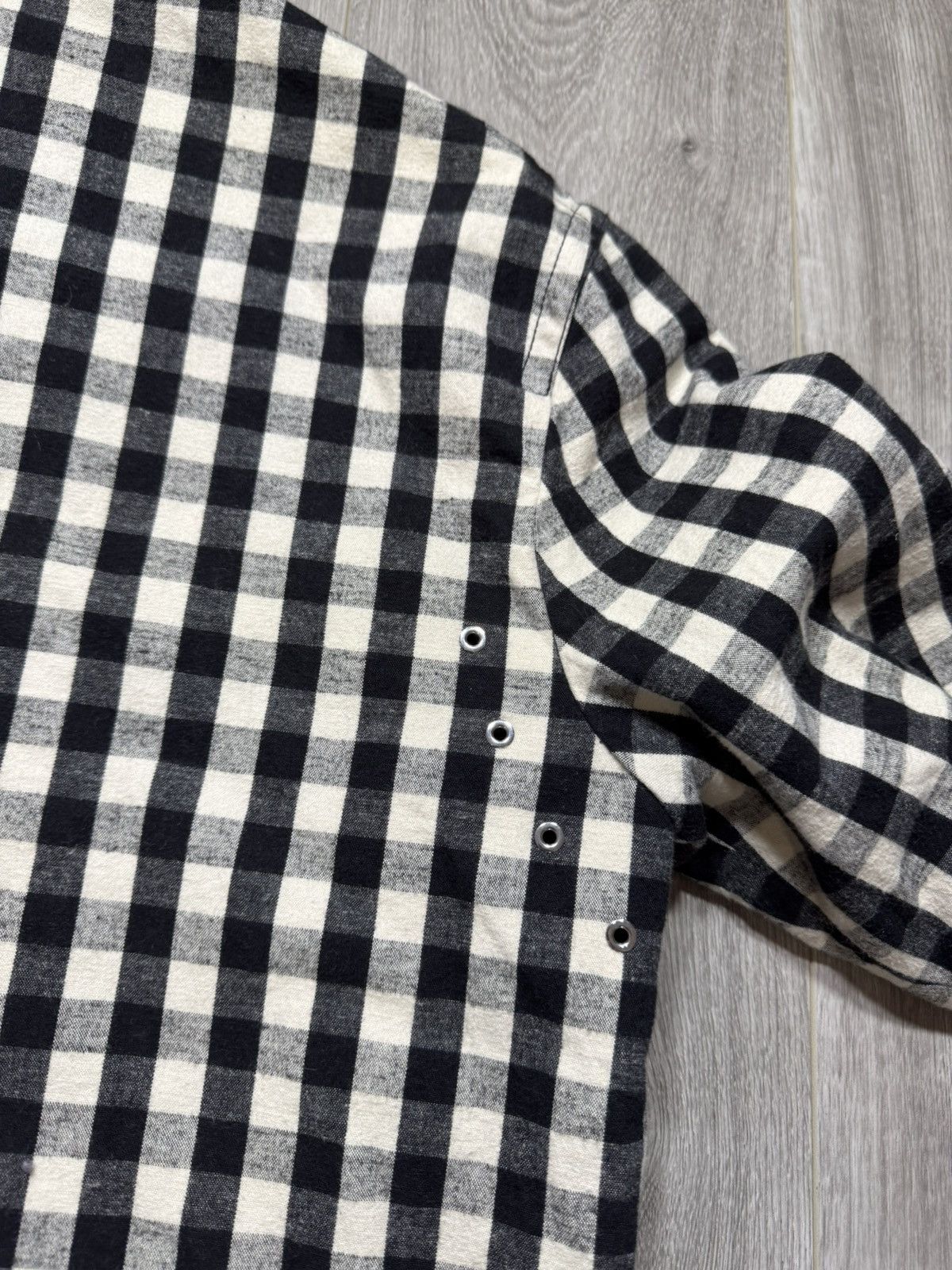 Helmut Lang HELMUT LANG Oversized Gingham Check Flannel Shirt Shacket Size US M / EU 48-50 / 2 - 11 Thumbnail