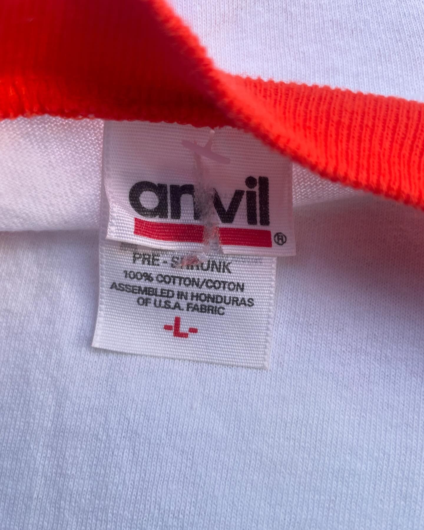 Anvil × Vintage Vintage Anvil Plain Raglan Tshirt Size US L / EU 52-54 / 3 - 8 Thumbnail
