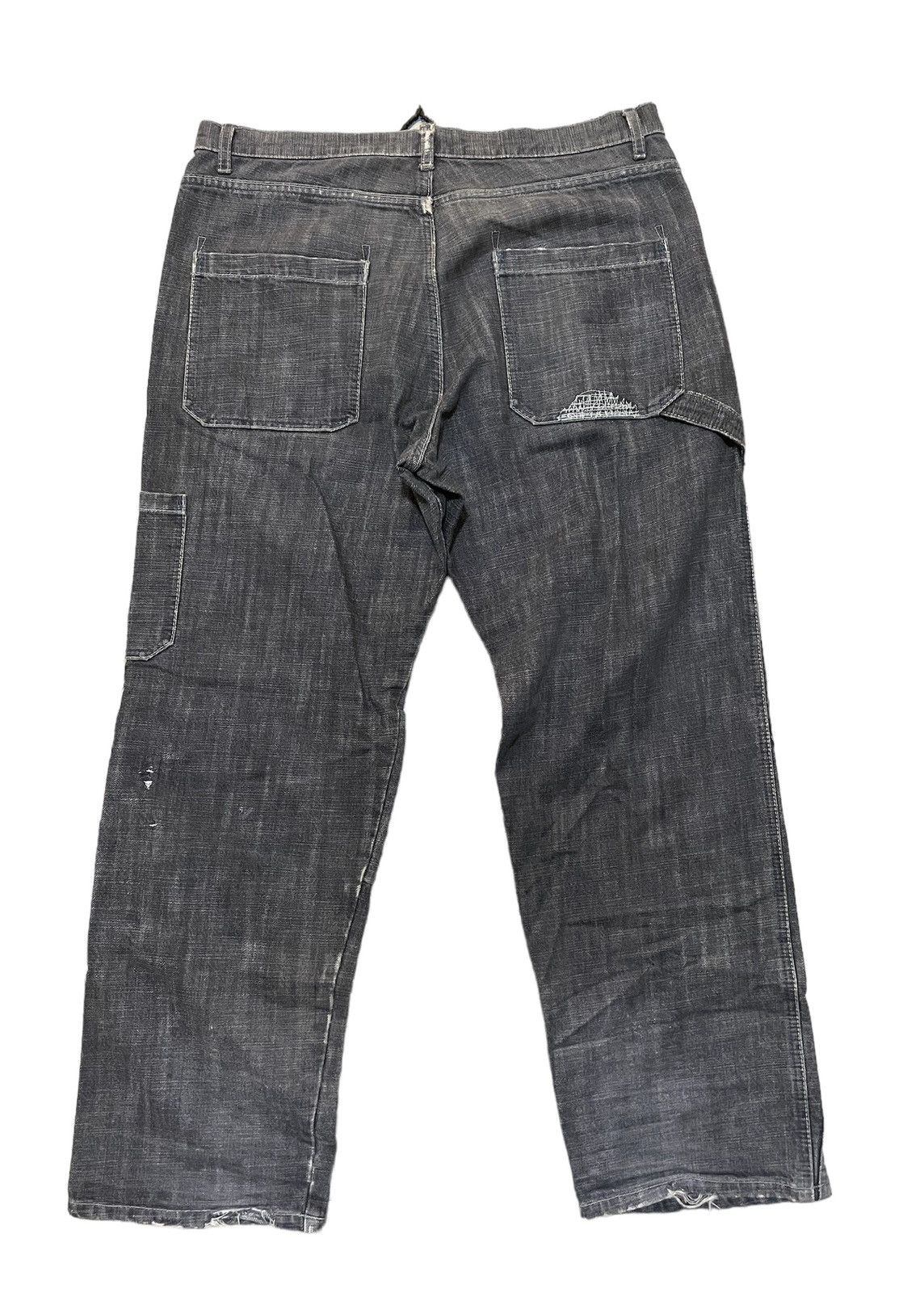 Japanese Brand × MasterPiece 🔥Rare🔥Masterpiece Denim Jeans Made in Japan Baggy Jeans Size US 37 - 2 Thumbnail