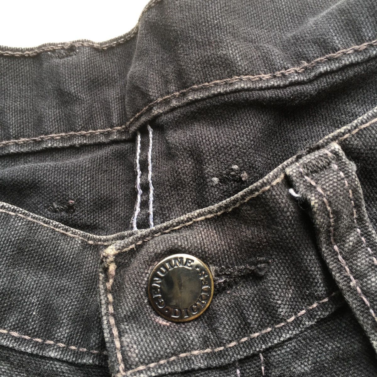 Dickies × Vintage SUN FADED VINTAGE DICKIES DISTRESSED CARPENTER JORTS Size US 35 - 10 Thumbnail