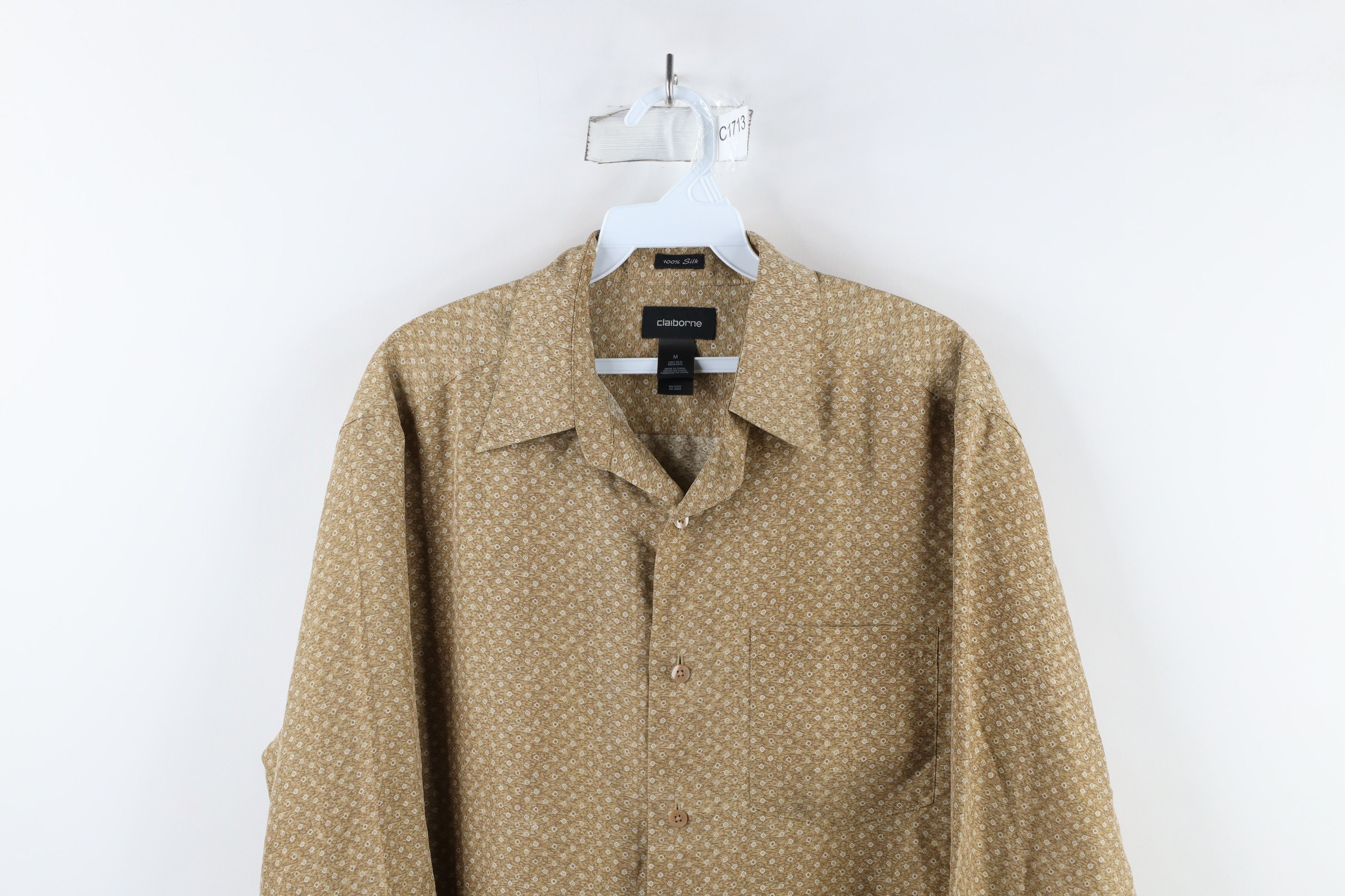 Vintage Vintage 90s Streetwear Long Sleeve Collared Button Shirt Size US M / EU 48-50 / 2 - 2 Thumbnail