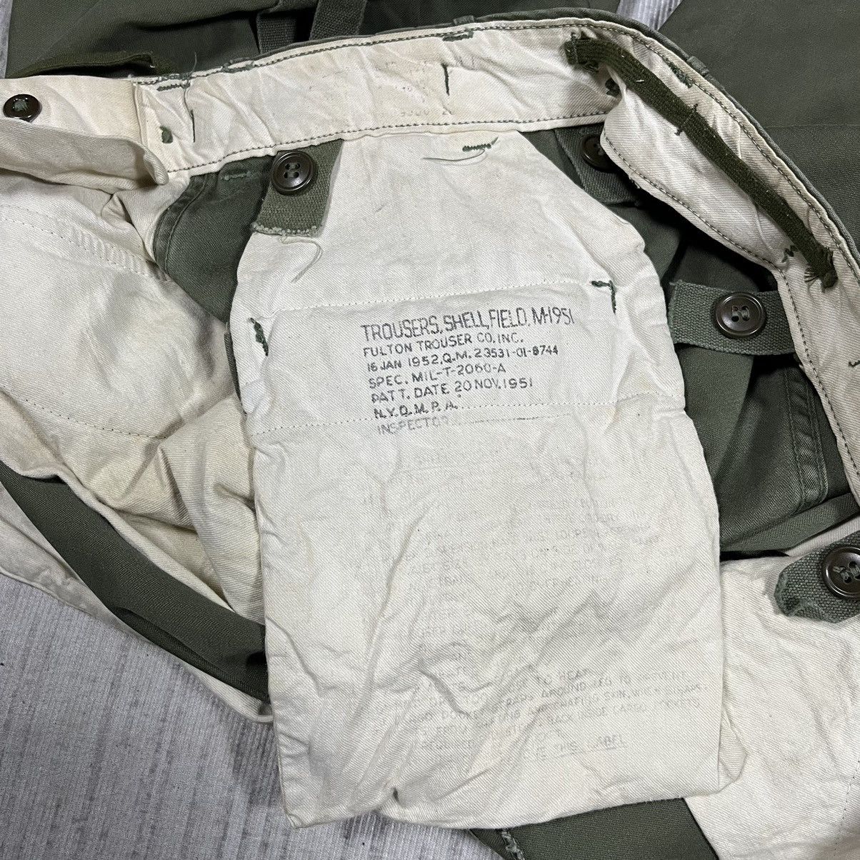 Vintage OG 50s U.S Army Fulton Trouser M-1951 Size US 35 - 22 Thumbnail