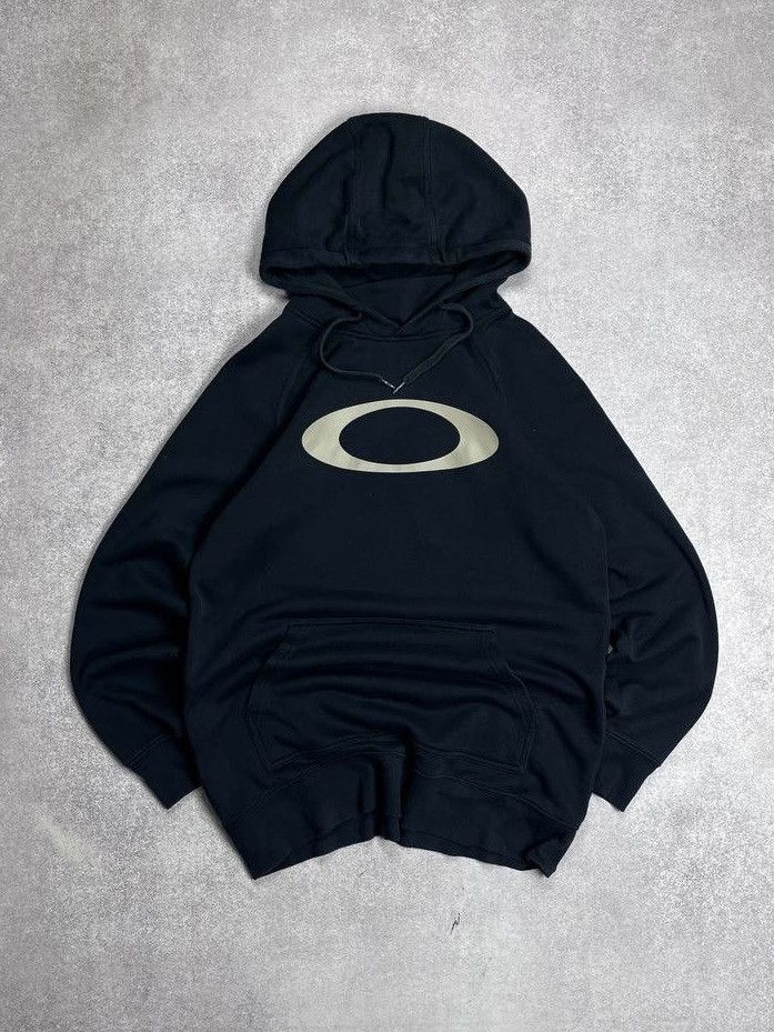 Vintage Vintage Oakley Boxy Big Logo Hoodie Y2K M Size US M / EU 48-50 / 2 - 1 Thumbnail