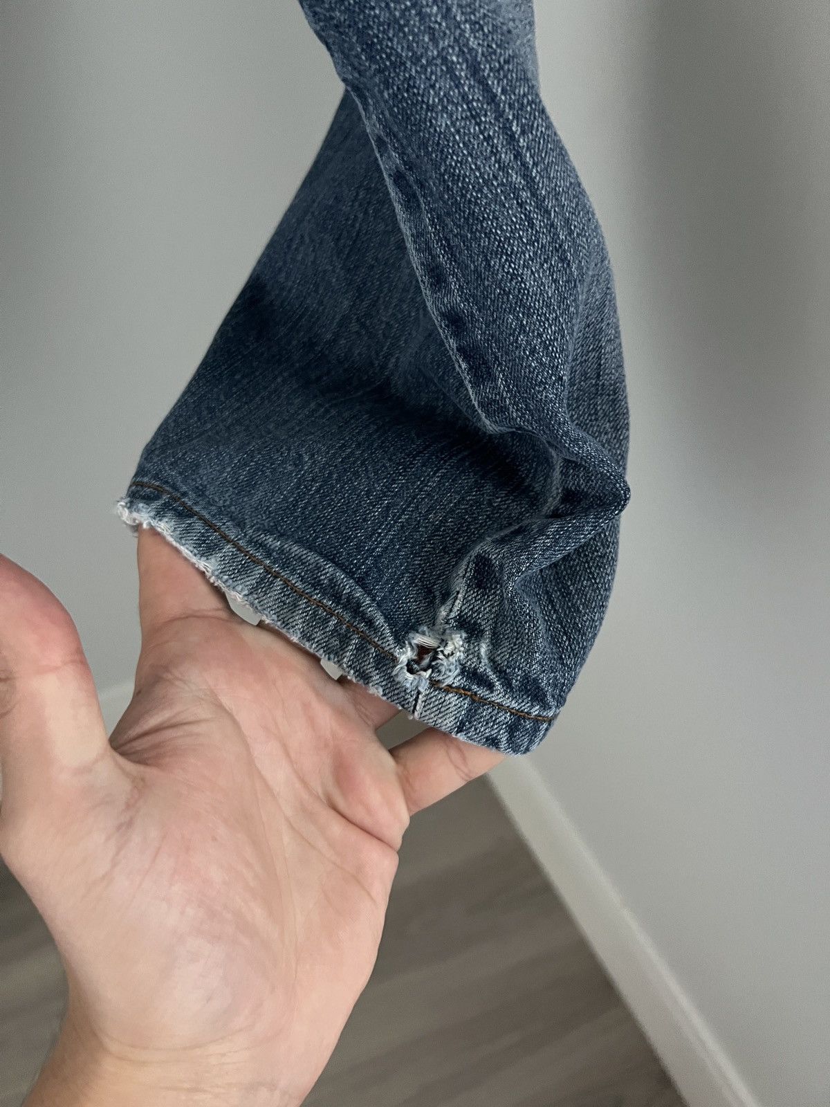 Marithe + Francois Girbaud 🔥 Vintage Marithe Francois Girbaud Blue Jeans Size US 33 - 12 Thumbnail