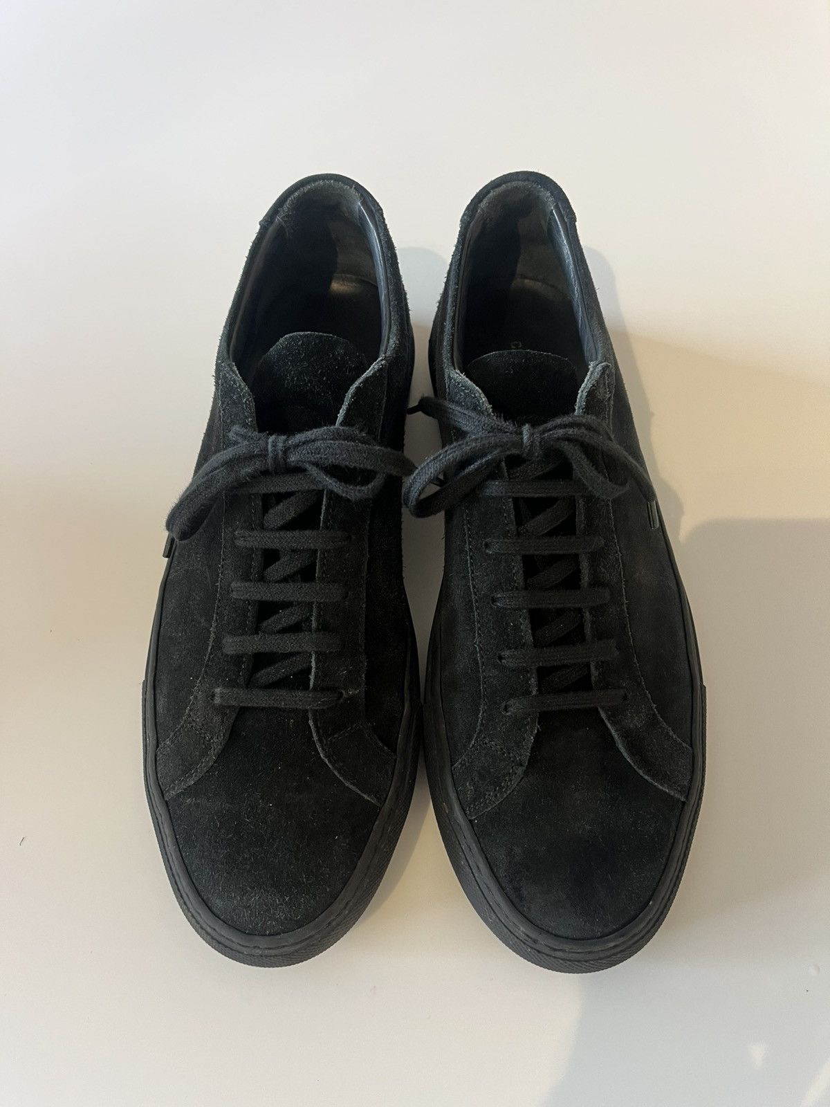 Common Projects Achilles Low in Suede Black Size 42 Size US 8 / EU 41 - 1 Thumbnail
