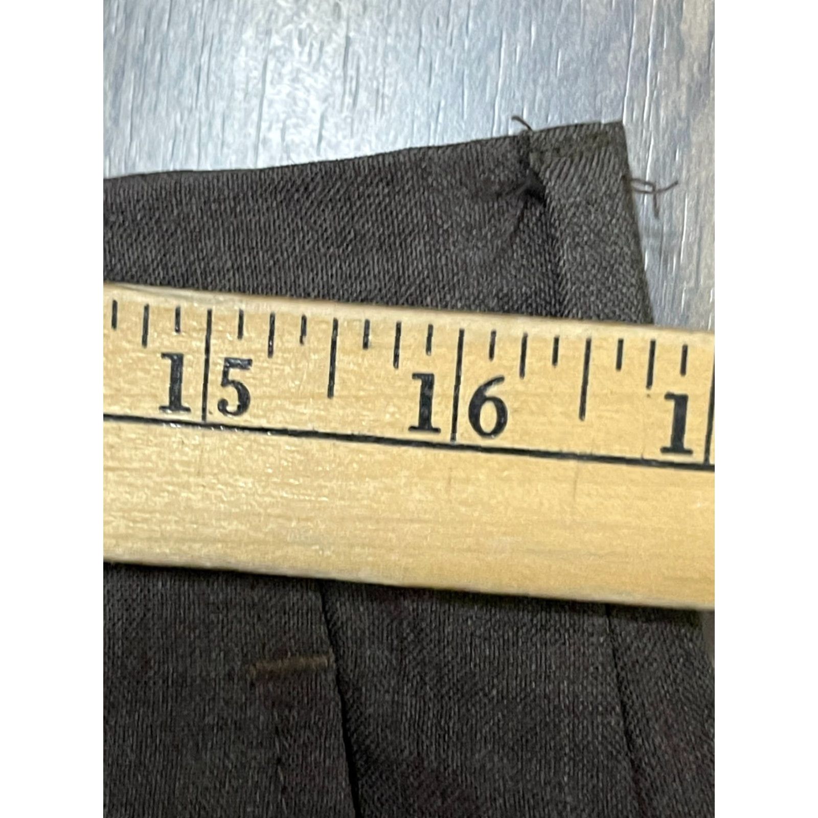 Lands' End Lands' End Pants Men's 34 Brown Pleated Dress Pants Flat Front Straight Inseam 29" Regular Size US 34 / EU 50 - 3 Thumbnail