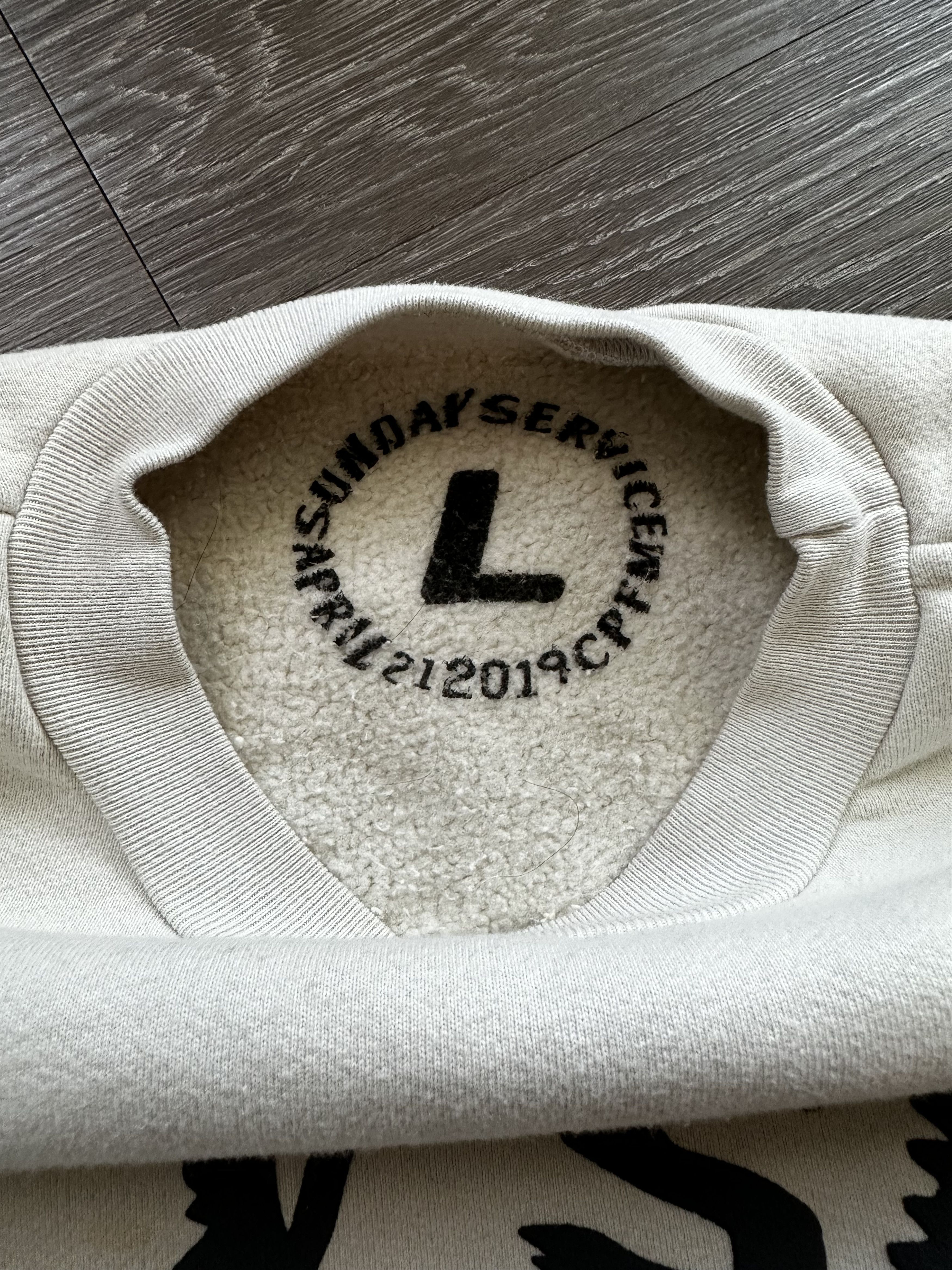 Cactus Plant Flea Market × Yeezy COACHELLA SUNDAY SERVICE CREWNECK Size US L / EU 52-54 / 3 - 3 Thumbnail