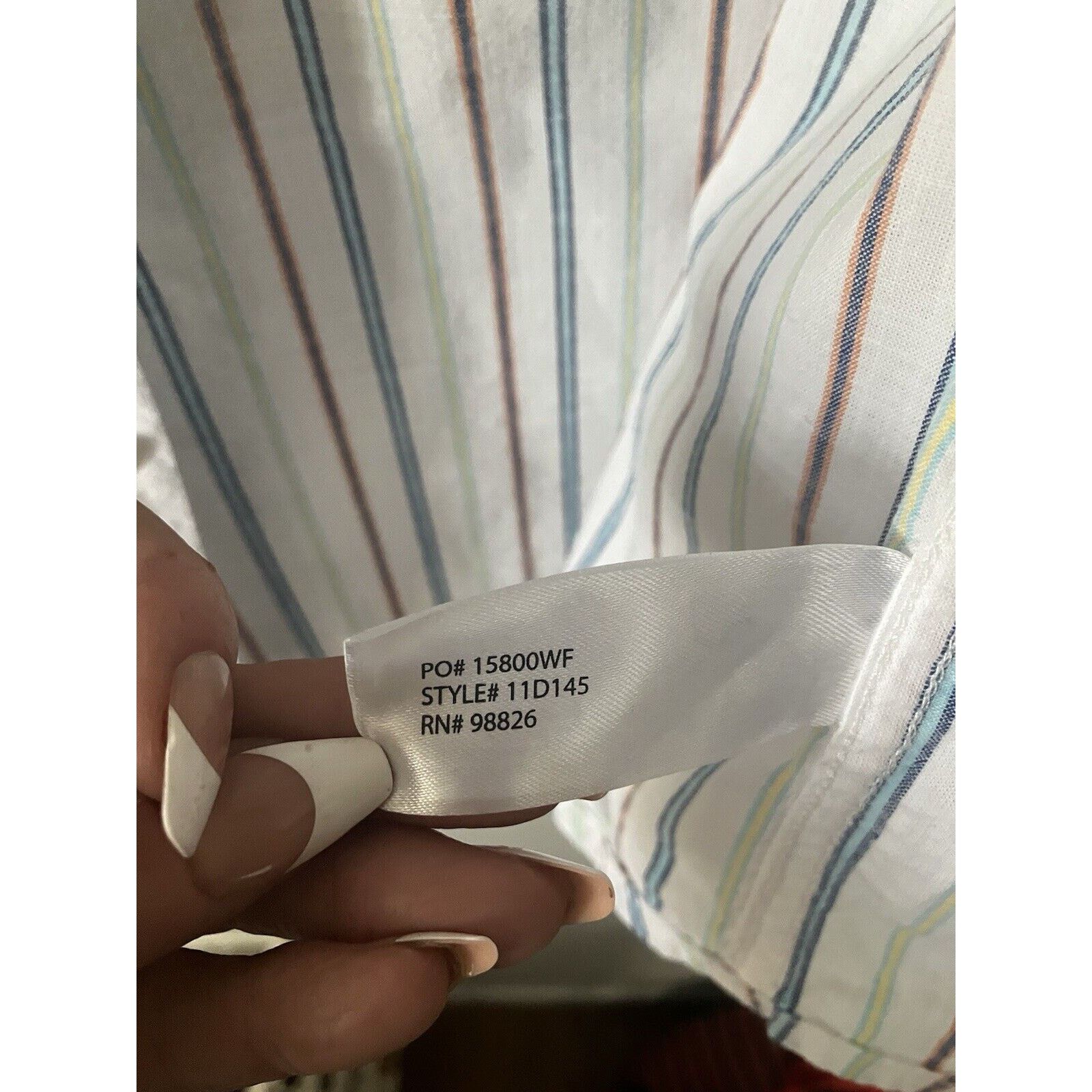 Polo Ralph Lauren US Polo Assn Mens Casual Shirt XXL white Striped Button Up Size US XXL / EU 58 / 5 - 5 Thumbnail