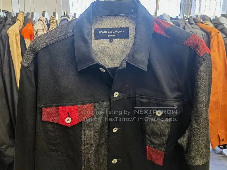 Comme des Garcons CDG Junya Watanabe Patchwork Jacket. Size US L / EU 52-54 / 3 - 6 Thumbnail