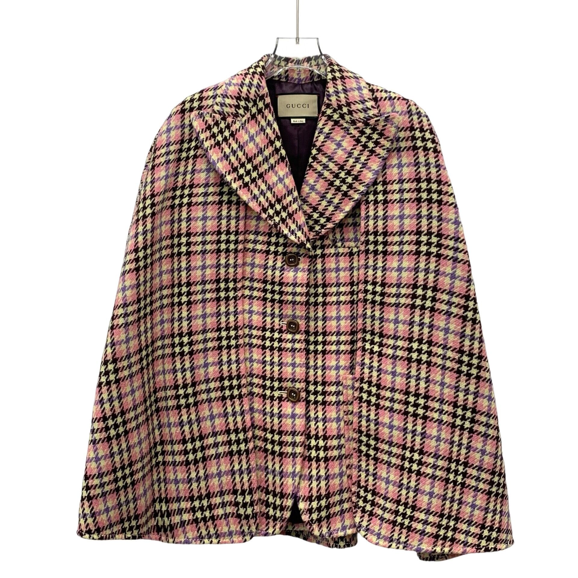 Gucci Gucci Houndstooth Snake Embroidery Cape IT 38 Size XS / US 0-2 / IT 36-38 - 1 Thumbnail