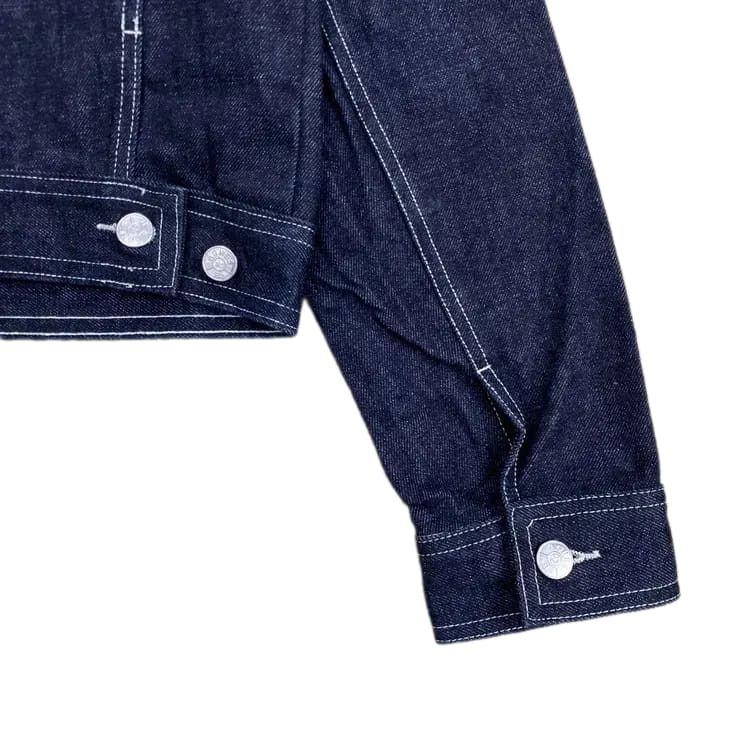 agnes b. Vintage Agnes B Indigo Denim Jackeg Size US M / EU 48-50 / 2 - 9 Thumbnail