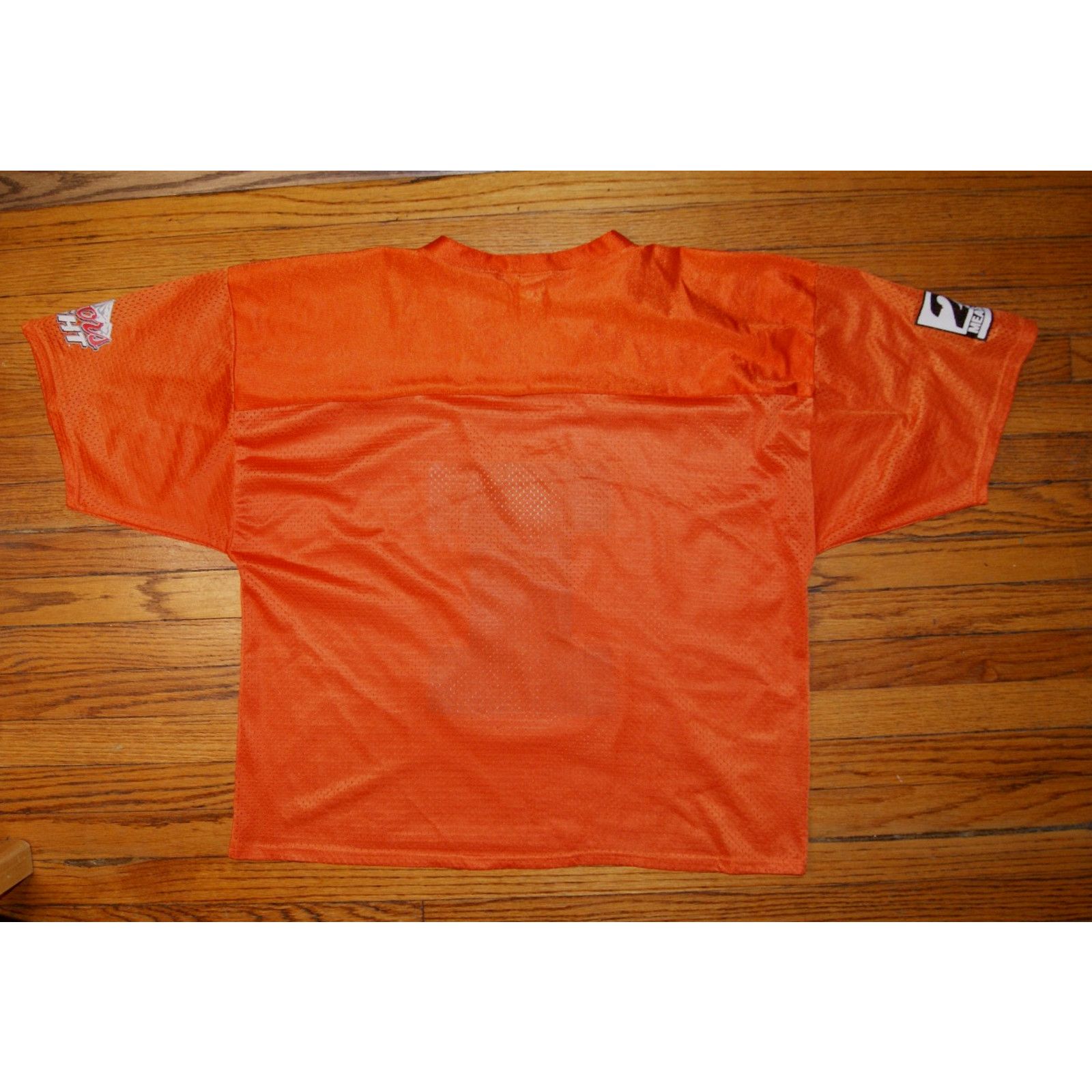 Vintage VTG ILLINOIS FIGHTING ILLINI Orange Mesh Football XL Jersey Size US XL / EU 56 / 4 - 4 Thumbnail