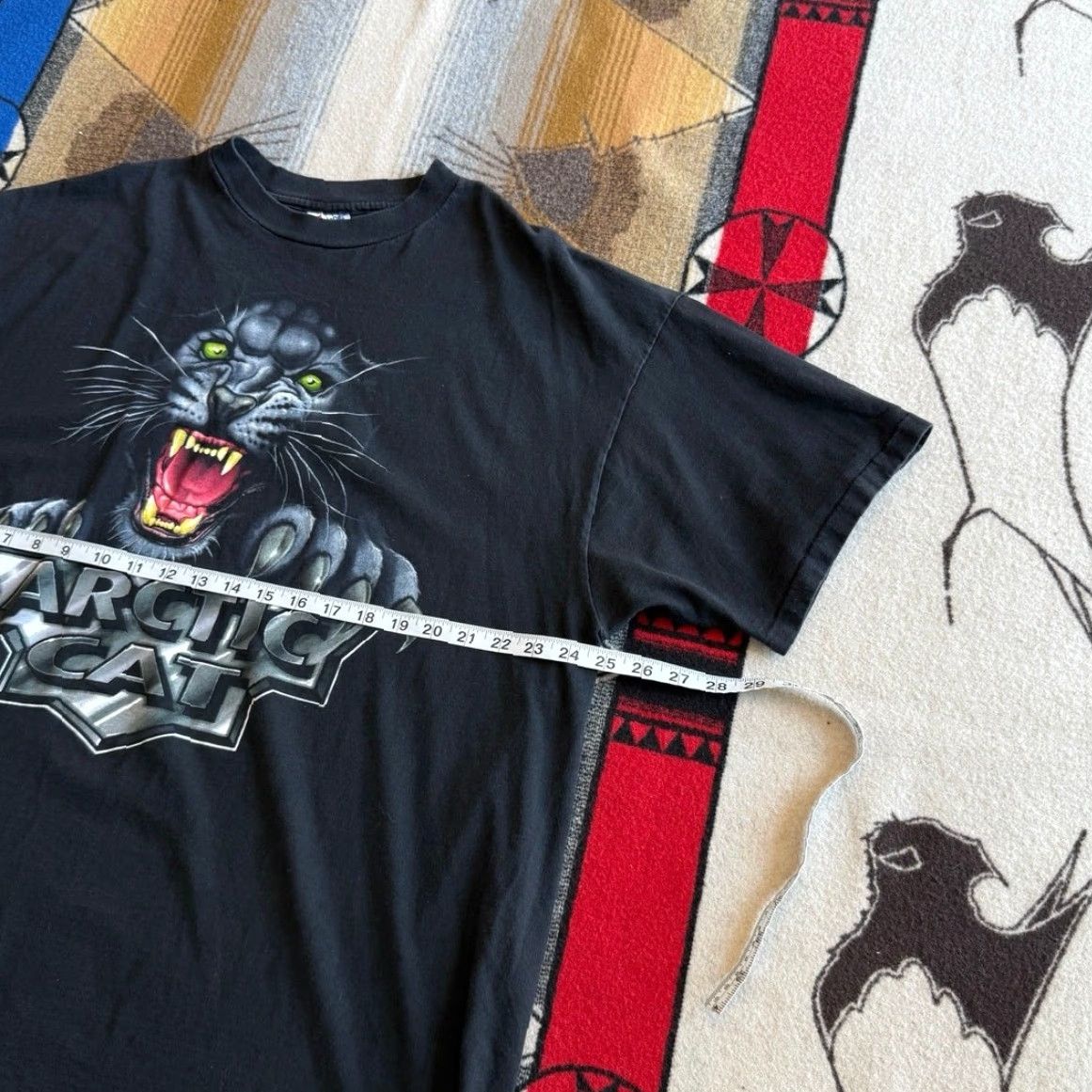 Hanes VINTAGE 90s Arctic Cat Snowmobiles T-Shirt Hanes 2XL Short Sleeve Men Black Solid Made In USA 1990s Winter Mens Size US XXL / EU 58 / 5 - 6 Thumbnail