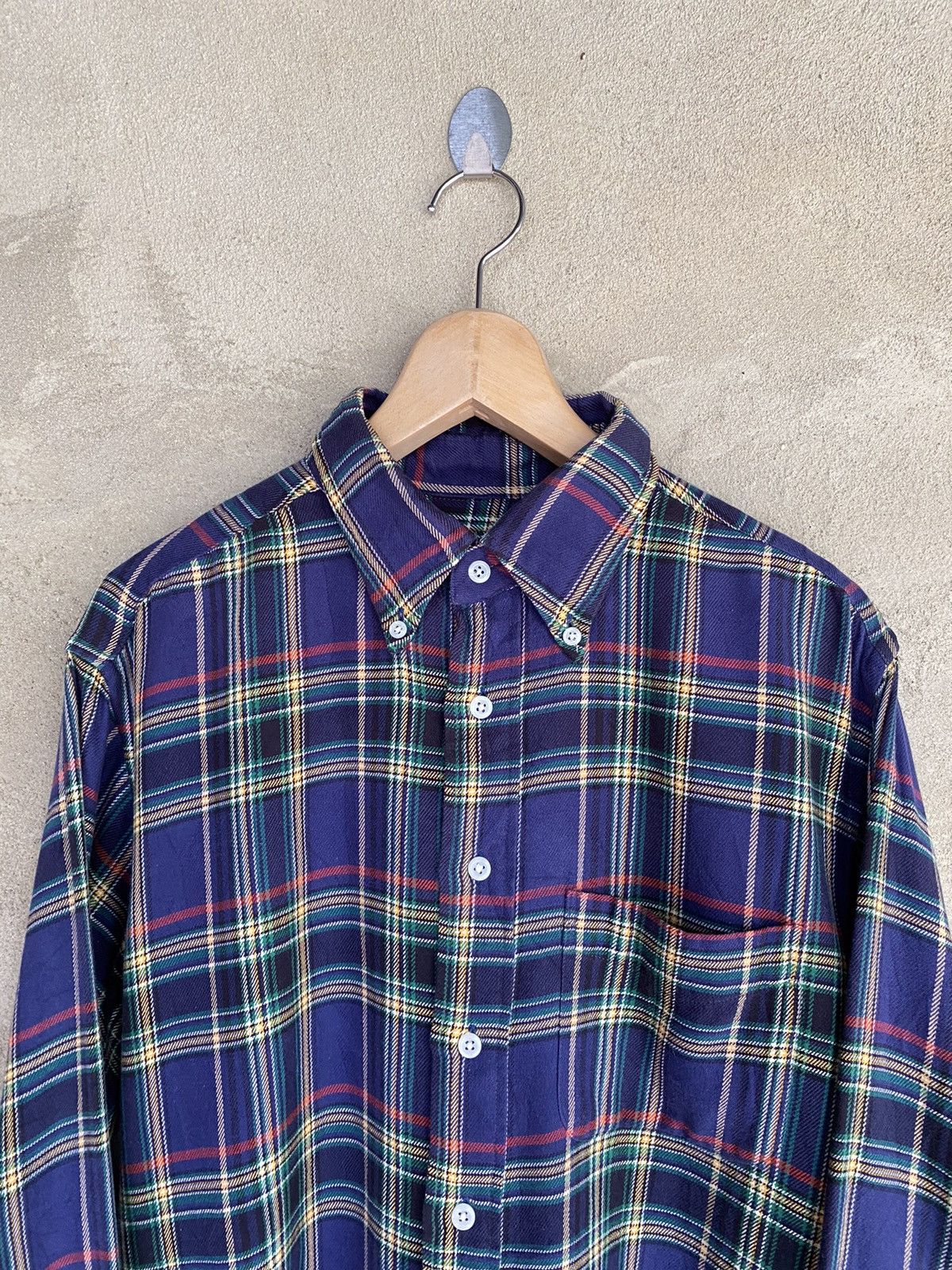 URBAN RESEARCH DOORS Vintage Urban Research Plaid Tartan Flannel Shirt Size US M / EU 48-50 / 2 - 3 Thumbnail