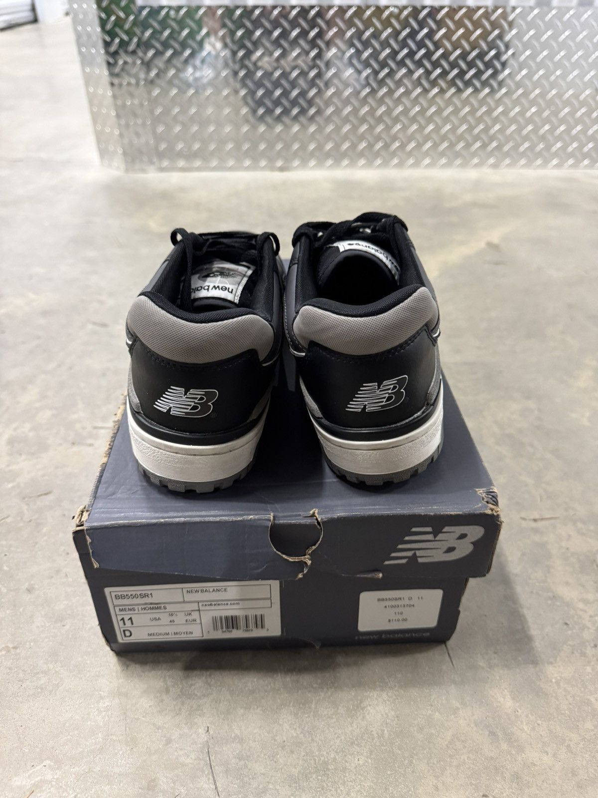 New Balance New Balance 550 Black Grey White Size 11 Size US 11 / EU 44 - 5 Thumbnail