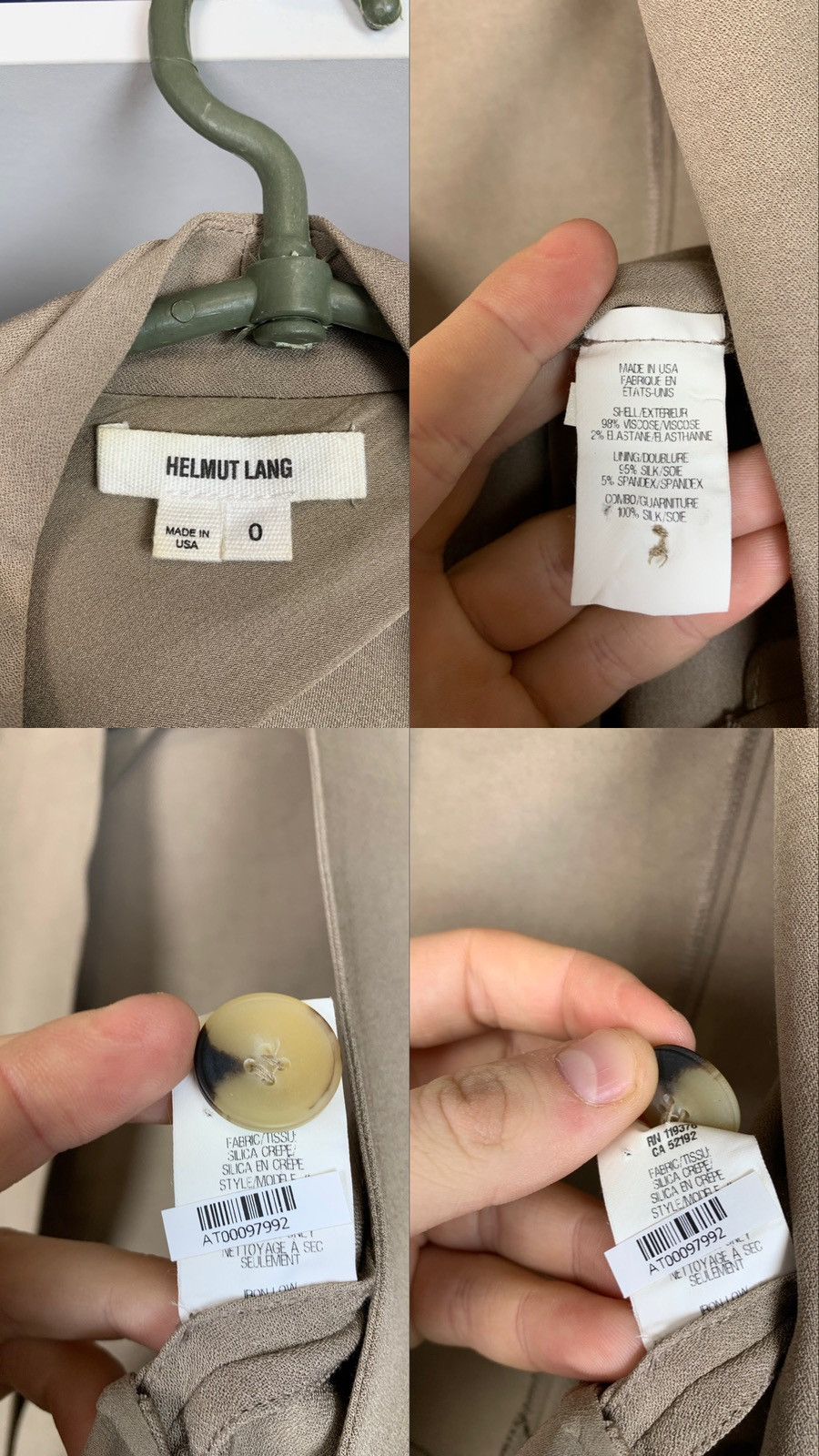 Helmut Lang Helmut Lang Classic Woman’s Vest Made In USA Size 0 Size XS / US 0-2 / IT 36-38 - 6 Thumbnail