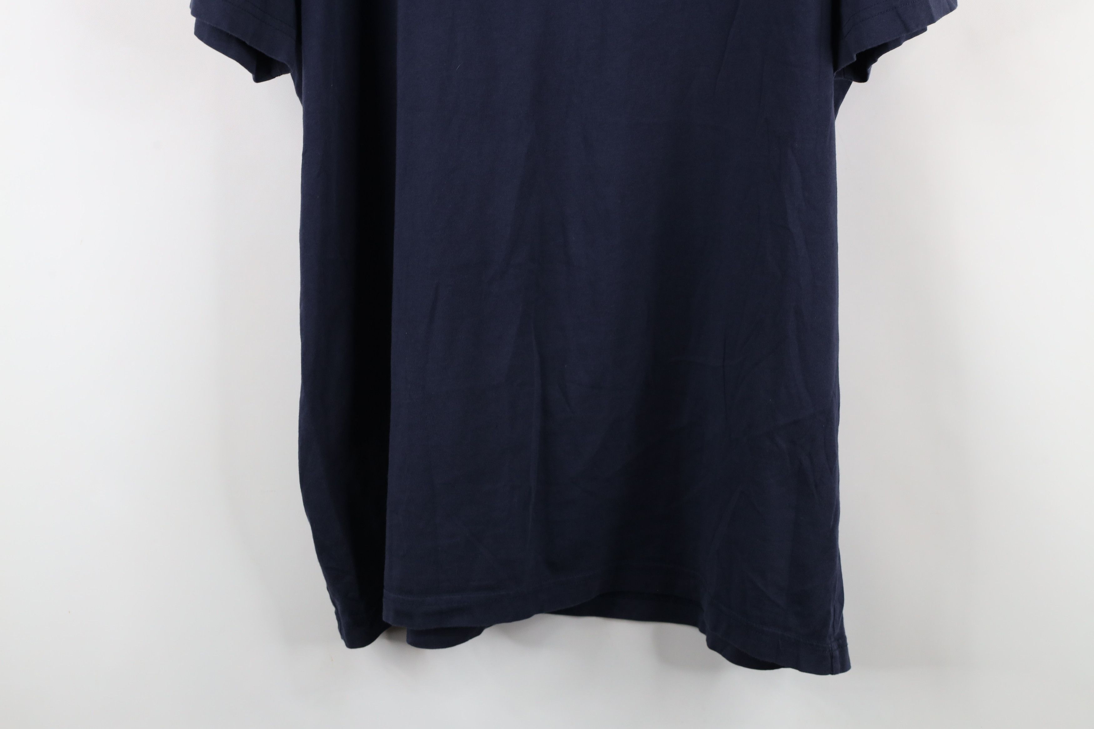Lacoste × Vintage Lacoste Long Faded Croc Logo Pima Cotton T-Shirt Navy Blue Size US XXL / EU 58 / 5 - 3 Thumbnail