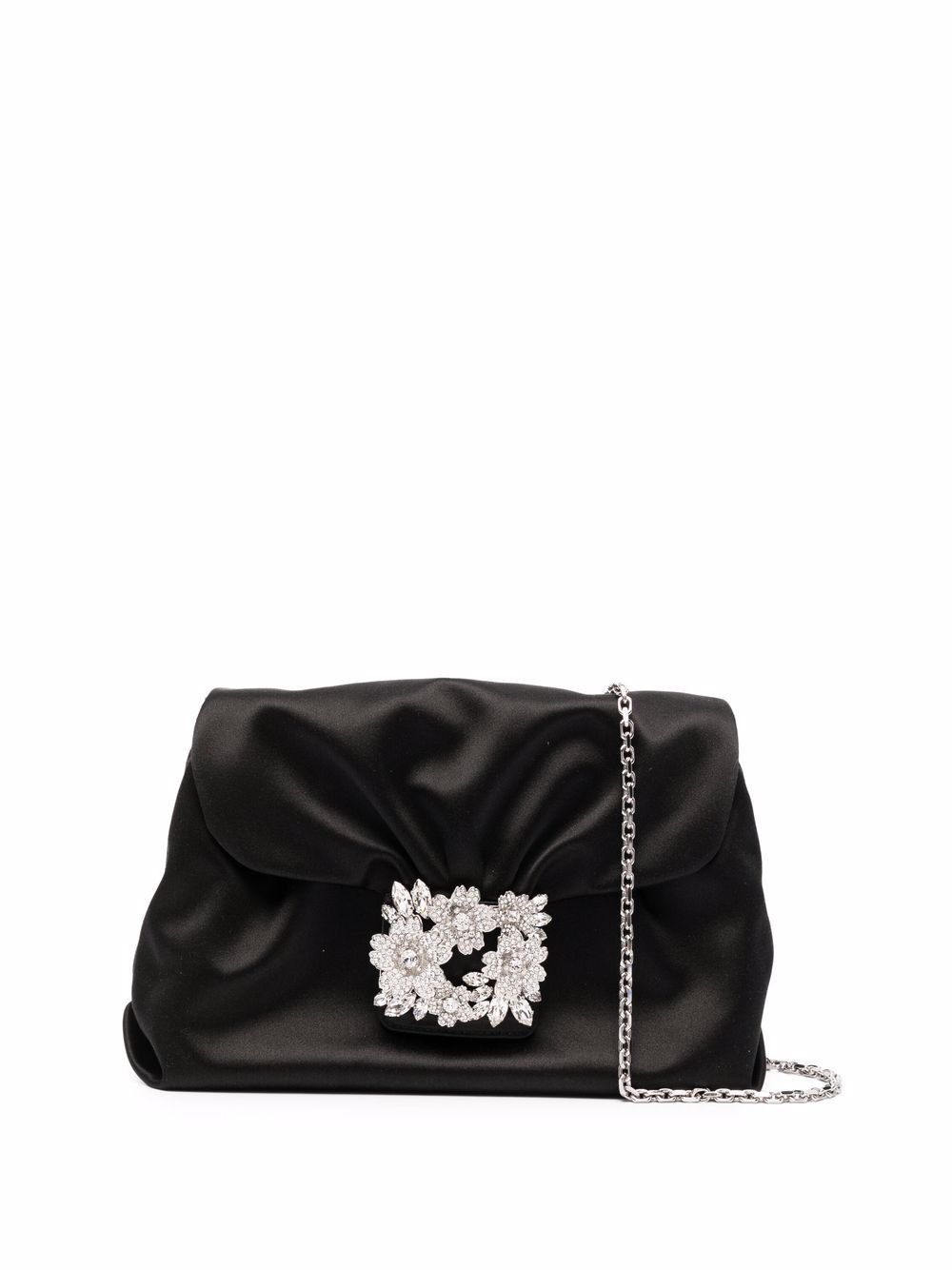 Roger Vivier RV BOUQUET SATIN CLUTCH Size ONE SIZE - 1 Thumbnail