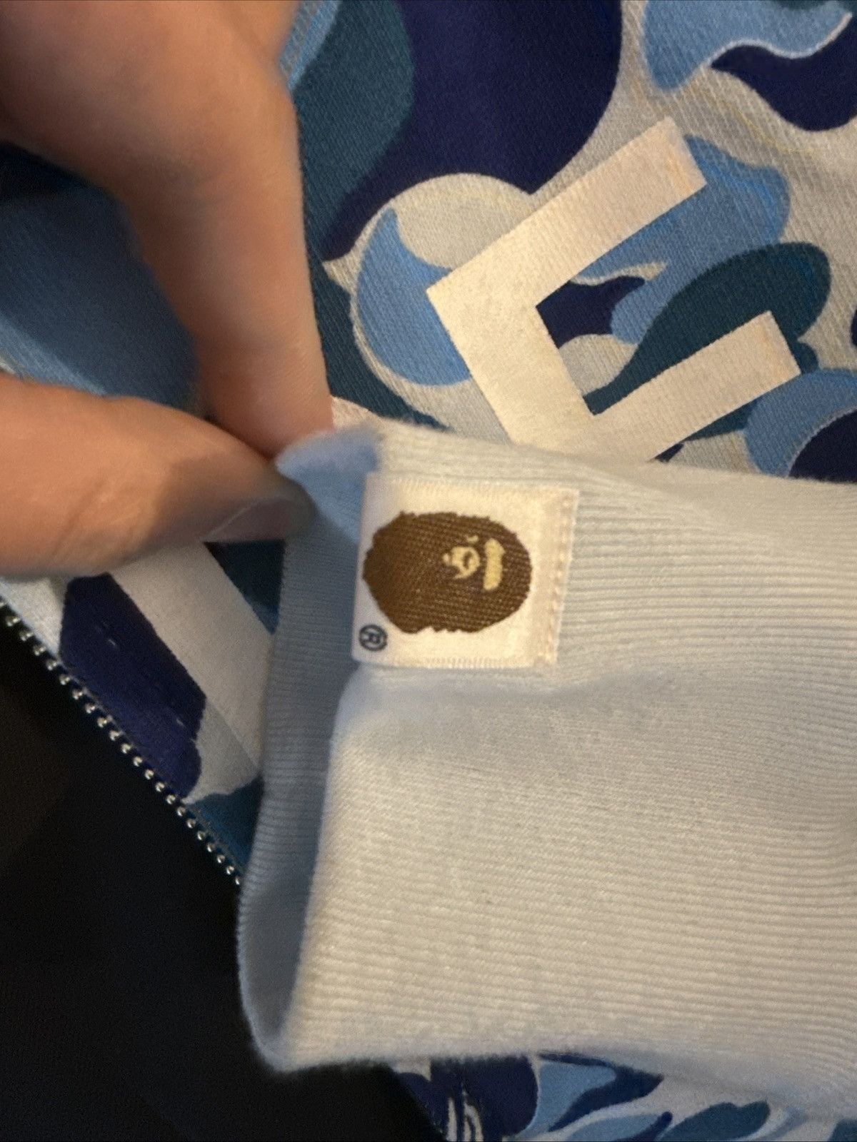 Bape BAPE ABC Camo Full Zip Hoodie - Blue Size US XL / EU 56 / 4 - 5 Thumbnail