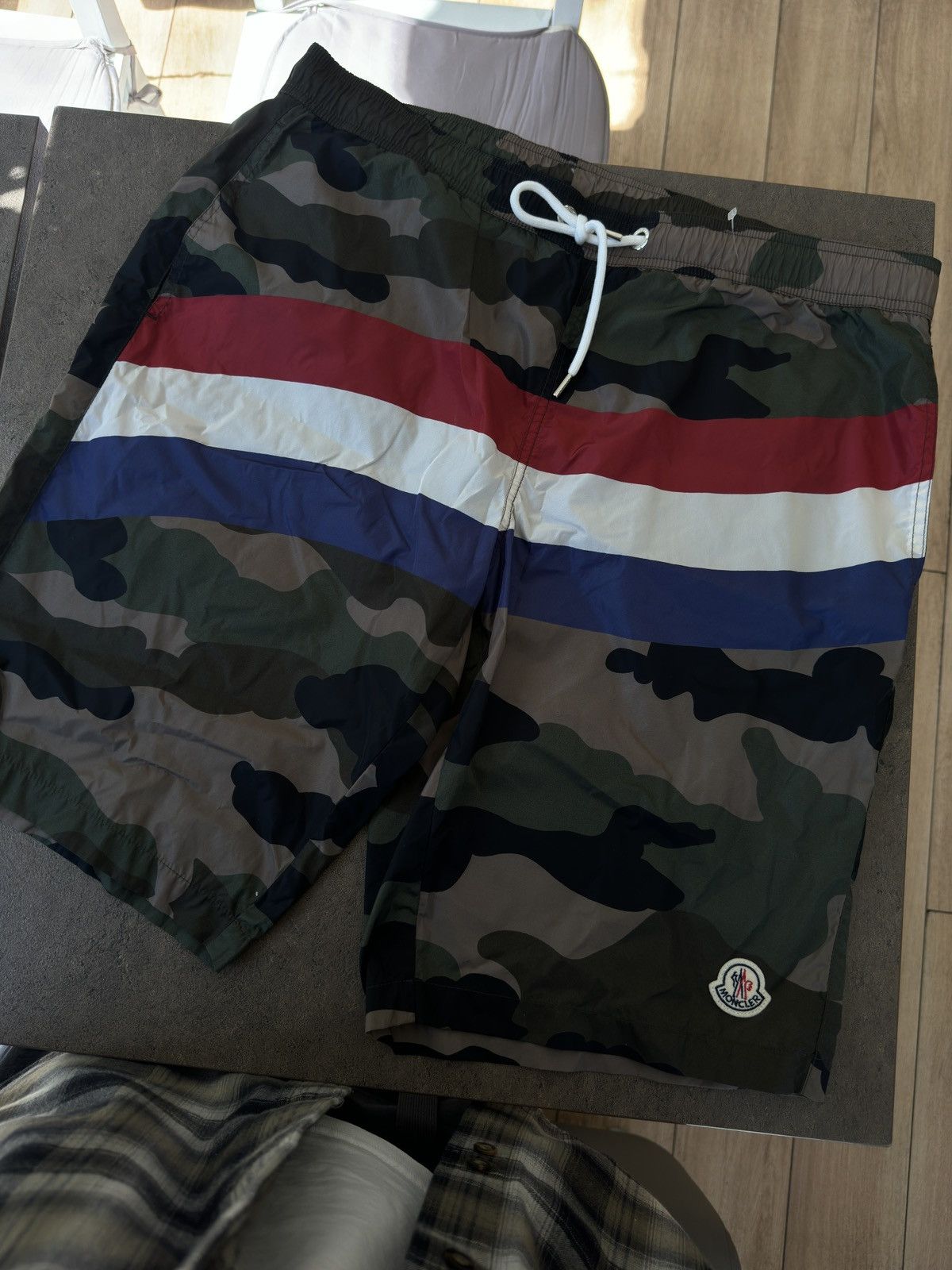 Moncler MONCLER Camouflage Swim Shorts Size US 42 / EU 58 - 4 Thumbnail