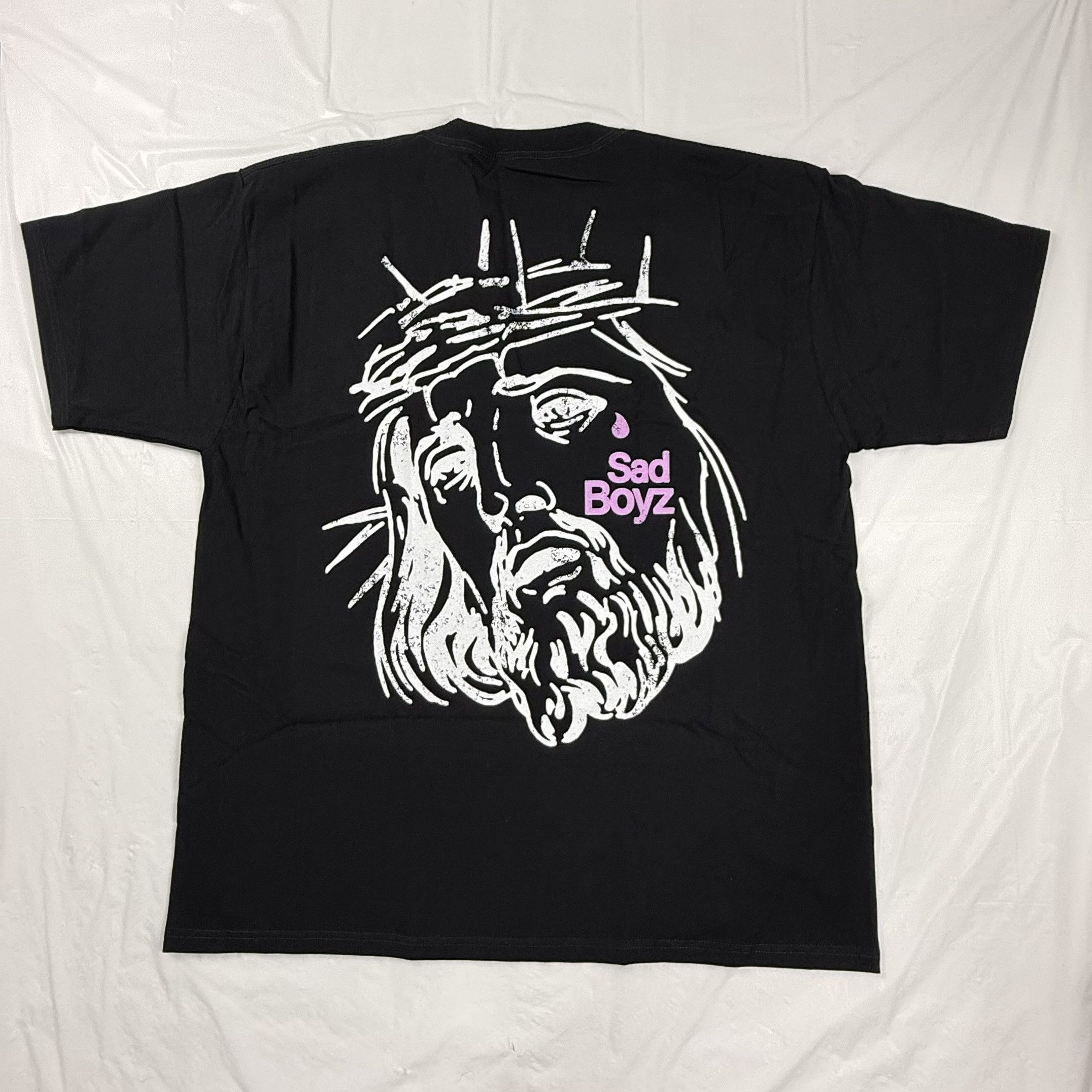 Sad Boys Sad Boyz Junior H Melancholia For Life Jesus Graphic Shirt Size US XL / EU 56 / 4 - 2 Thumbnail