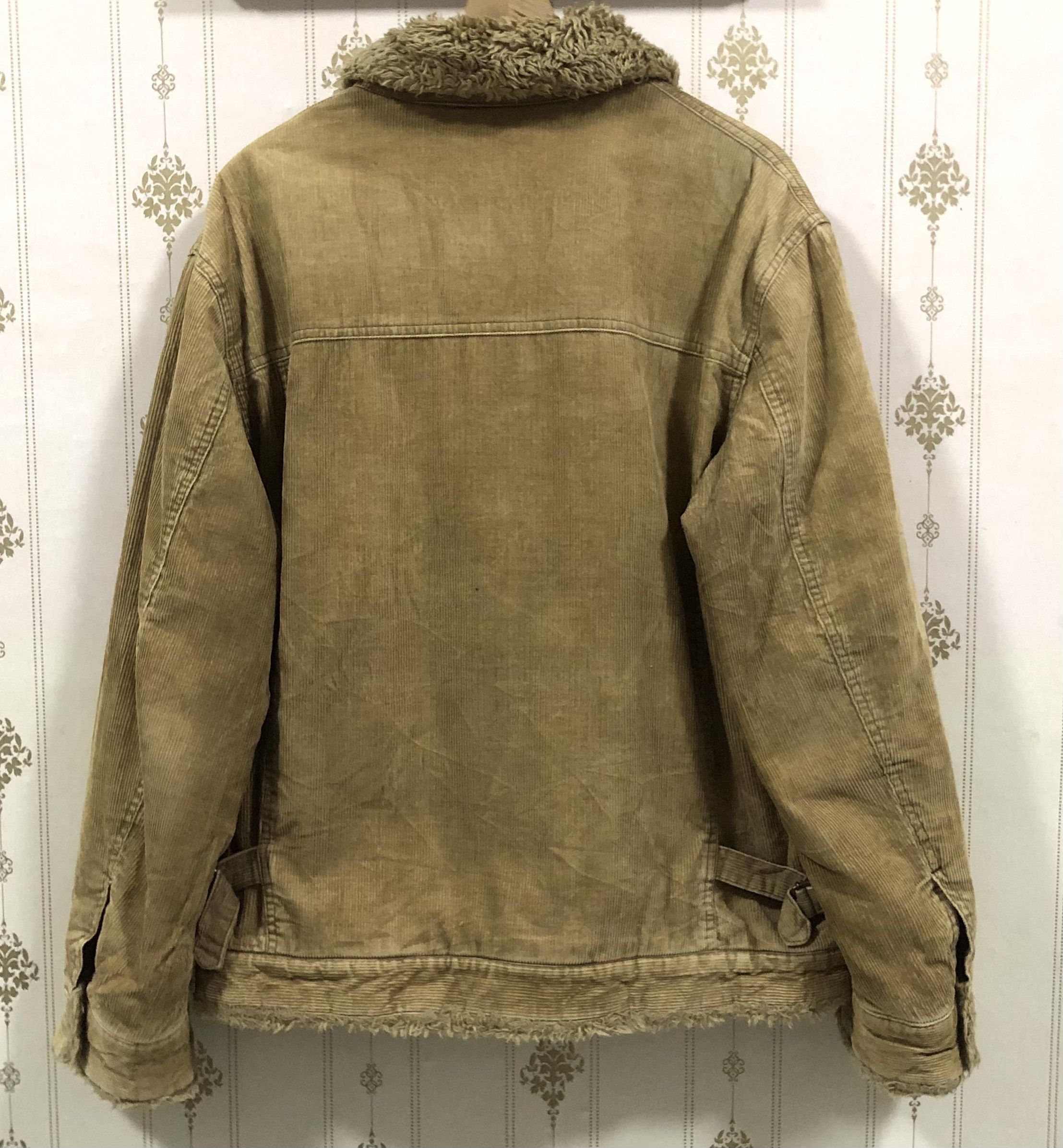 Lemaire × Uniqlo Uniqlo brown sherpa collar denim heavy coat Size US XL / EU 56 / 4 - 4 Thumbnail