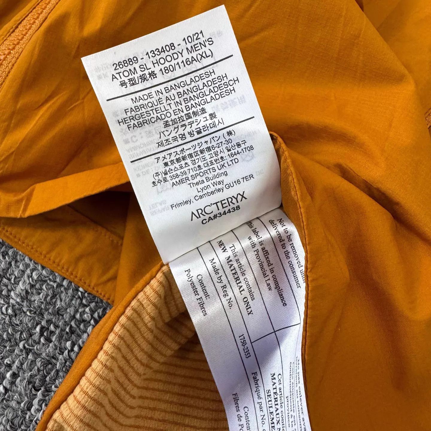 Arc'teryx Arcteryx ATON SL Caramel Hooded Shell Jacket XL Size US XL / EU 56 / 4 - 7 Thumbnail