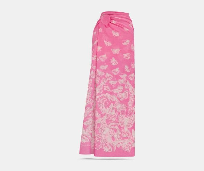Dior o1w1db10425 41GRA3 Size: OS / Butterflies Sarong Size ONE SIZE - 1 Thumbnail
