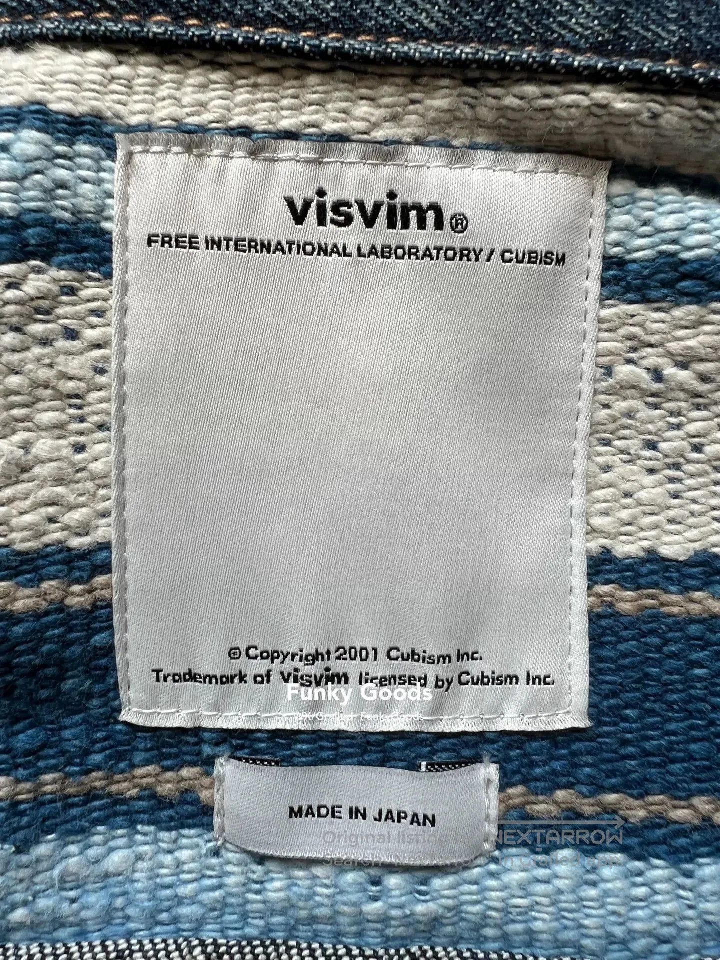Visvim Visvim 101 Jkt Indigo Stripe Tokyo Exclusive. Size US L / EU 52-54 / 3 - 6 Thumbnail