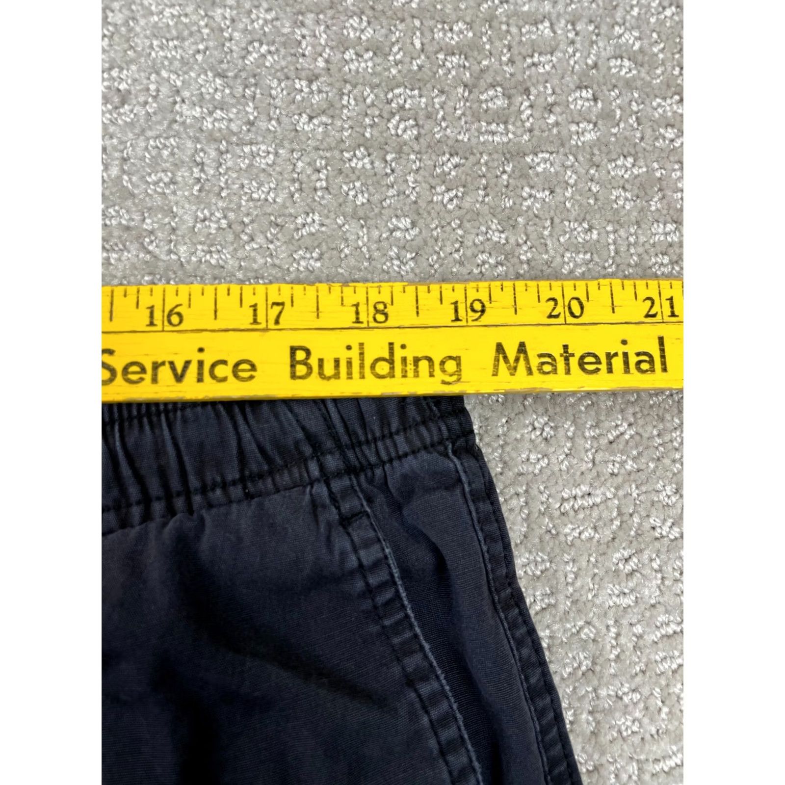 Orvis Orvis Pants Men Size 38 Black Canvas Elastic Waist Jogger Drawstring Hiking Work Seasonal Fall Winter Spring Straight Leg Regular Fit Mens Size US 38 / EU 54 - 3 Thumbnail