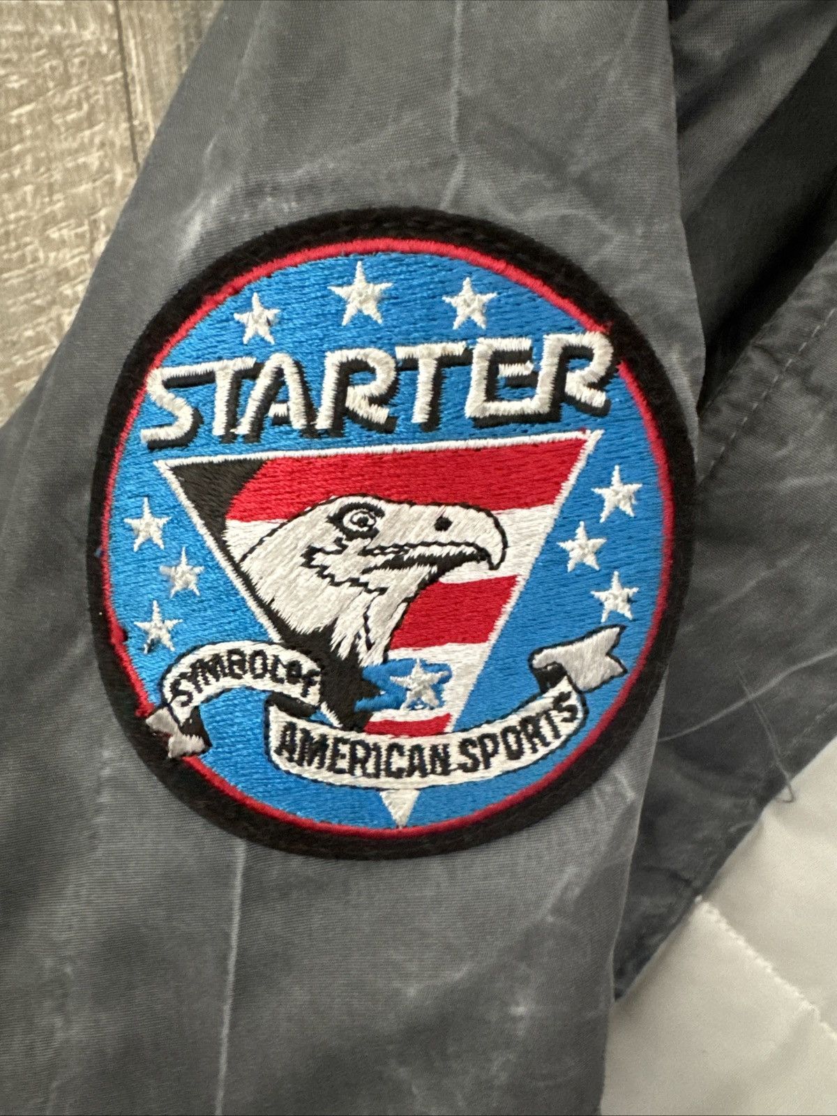 Starter × Vintage Vintage 90s starter nc Charlotte Hornets bomber jacket Size US XL / EU 56 / 4 - 6 Thumbnail