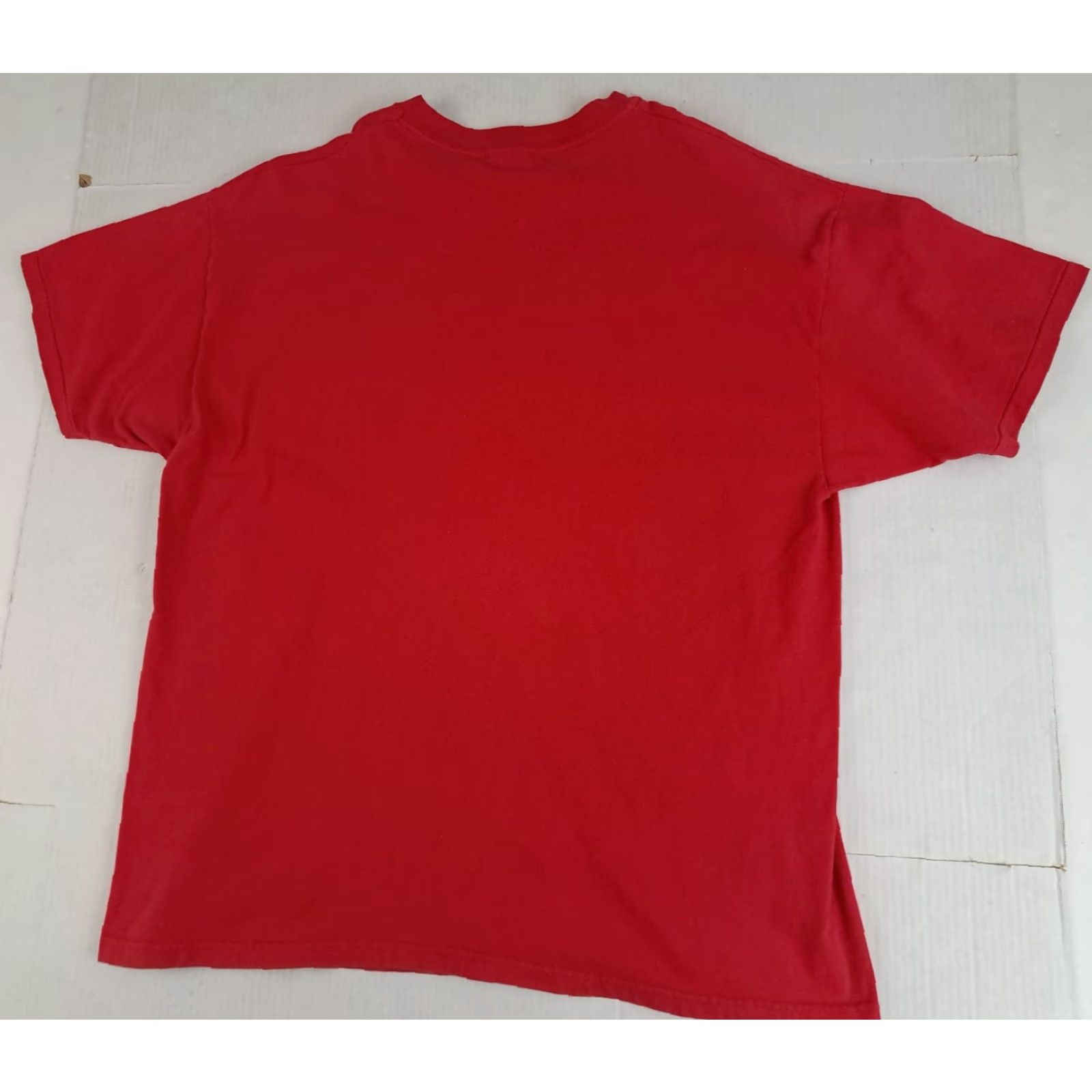 Hanes VINTAGE Hanes T-Shirt Shirt Women 2XL Red Short Sleeve Crew Neck Cotton Canvas Bicycle Flowers Pot Print Vintage 2XL Women Hanes T-Shirt Size XXL / US 16-18 / IT 52-54 - 7 Thumbnail