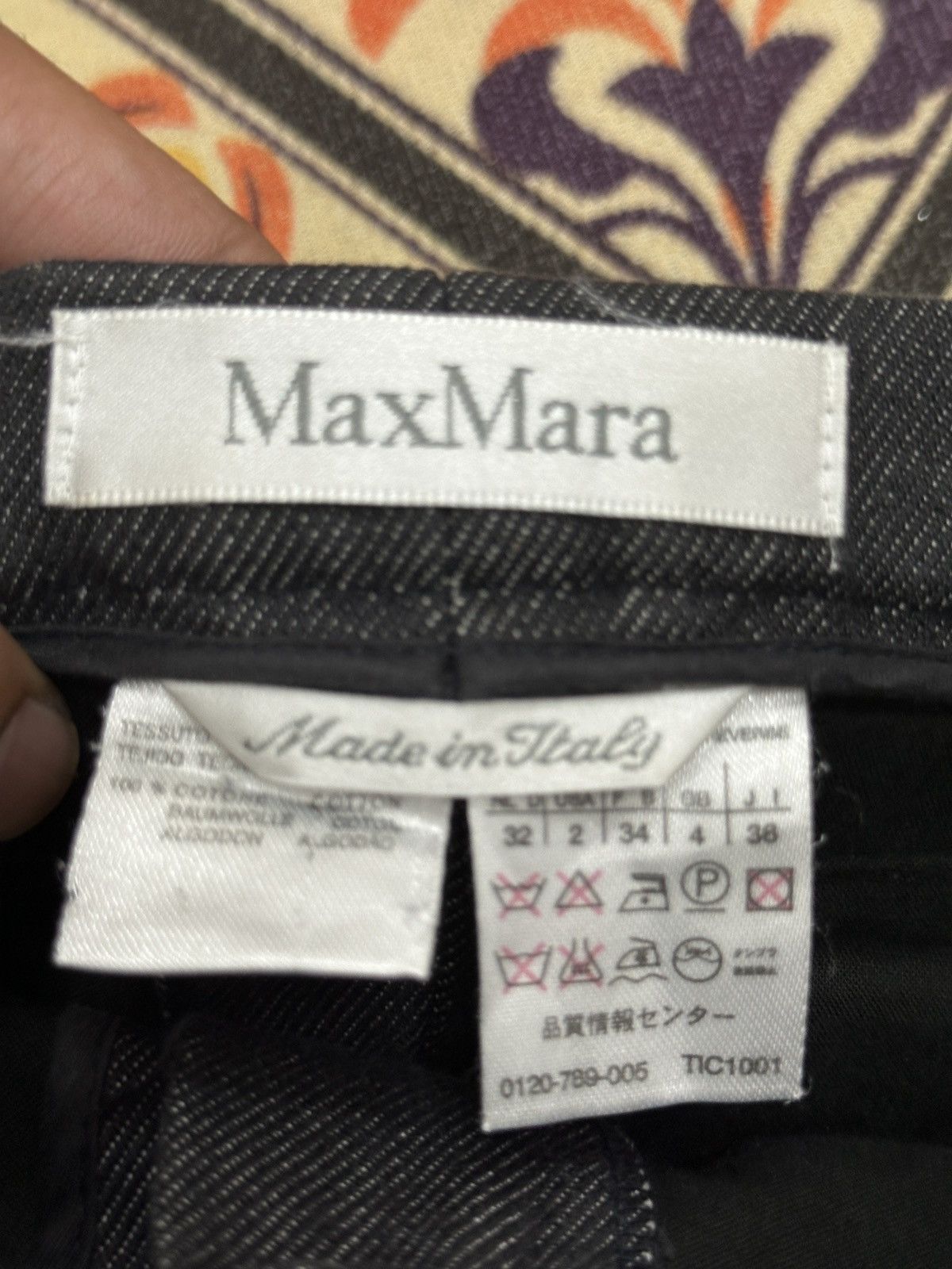 Max Mara Max Mara Made in Italy Denim Pant Size 28" / US 6 / IT 42 - 4 Thumbnail