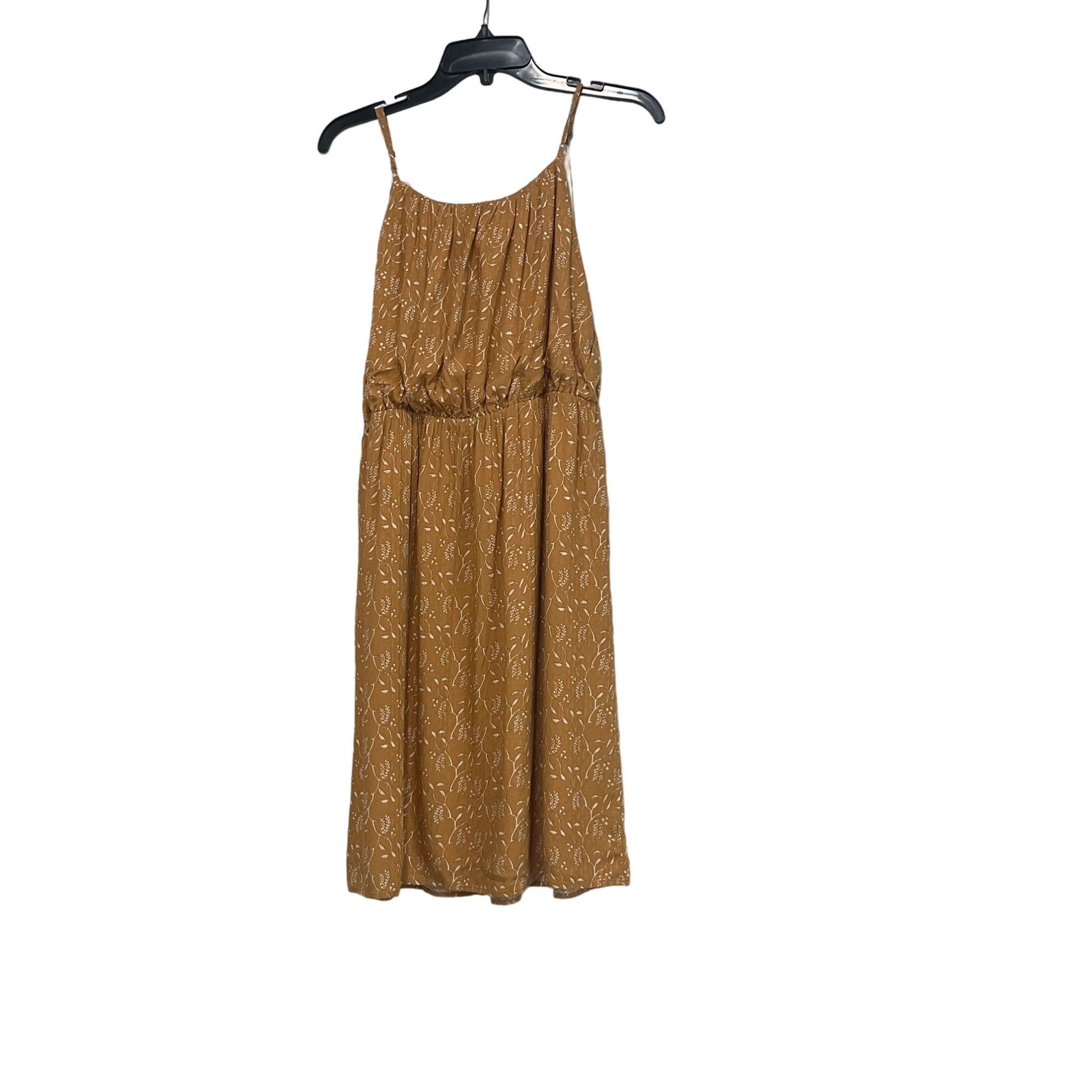 Other Caslon Women’s Textured Midi Sundress, Bronze Yellow, XS Size XS / US 0-2 / IT 36-38 - 13 Thumbnail