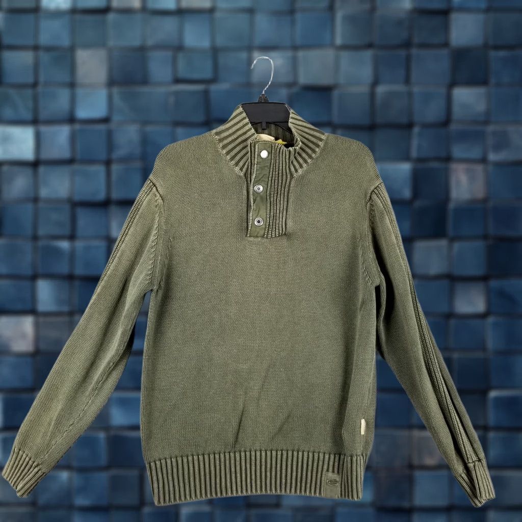 Camel Camel Active Sweater Women’s Medium Henley Mock Neck Green Top Size M / US 6-8 / IT 42-44 - 1 Thumbnail