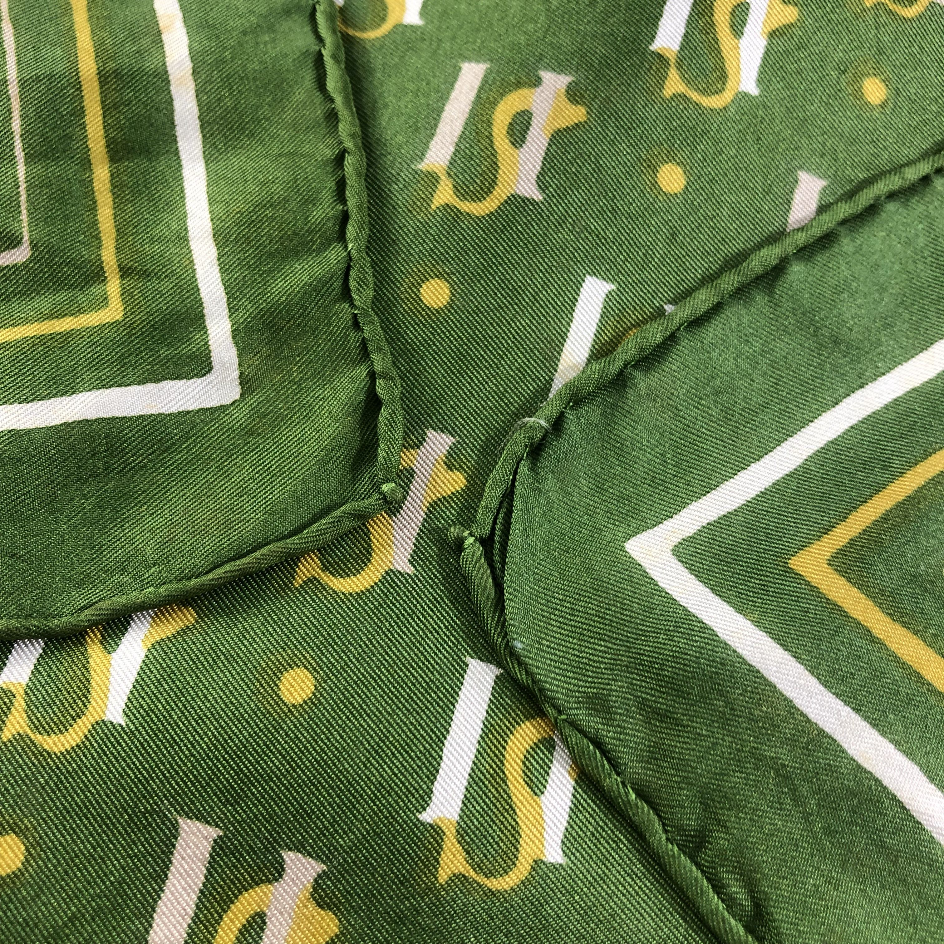Vintage Luxury Hand Rolled Silk Scarf M452 Size ONE SIZE - 4 Thumbnail