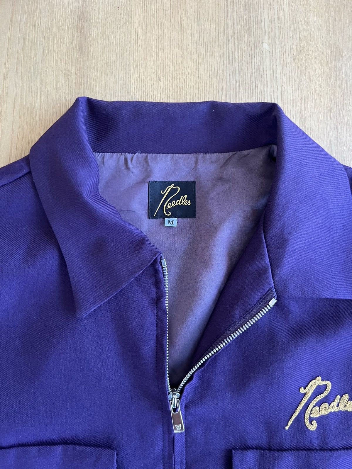 Needles Needles - Sport Jacket Gabardine Purple Size US M / EU 48-50 / 2 - 4 Thumbnail